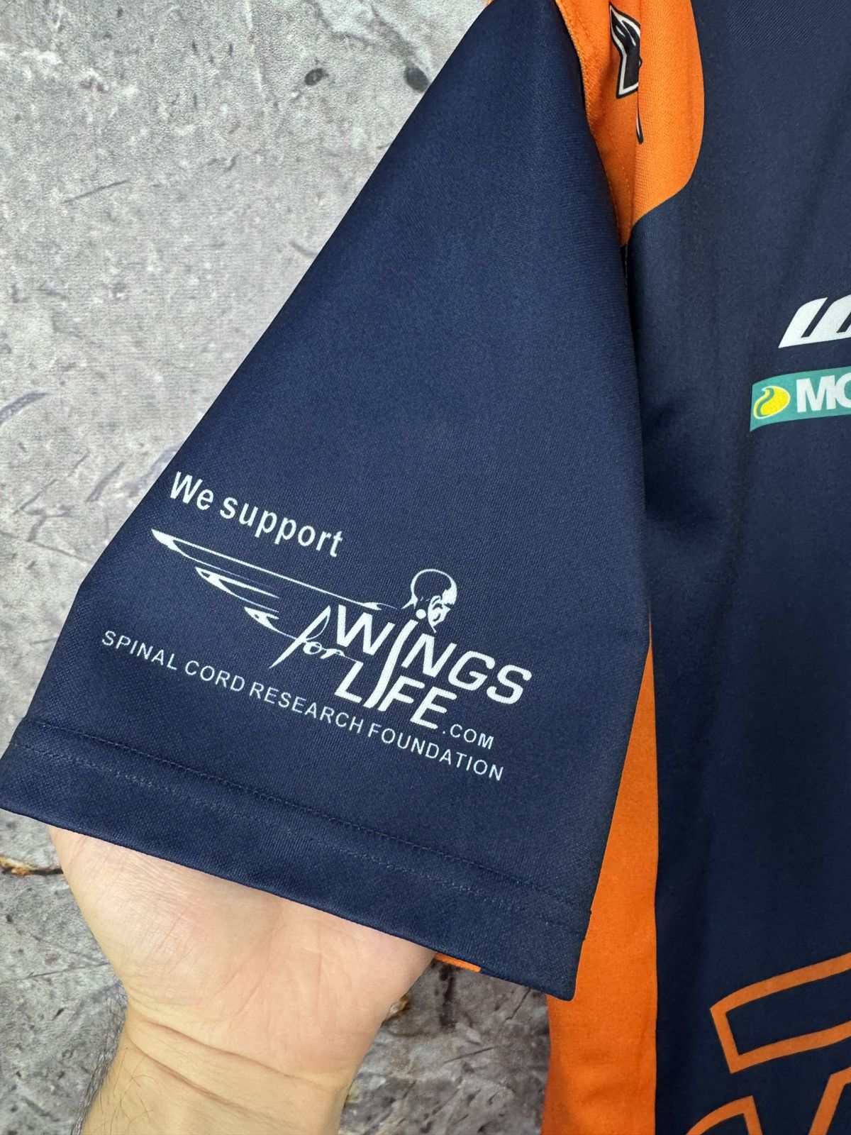 Red Bull Red Bull KTM Racing Team Polo Shirt Navy Orange Motorex WP Size US L / EU 52-54 / 3 - 8 Thumbnail