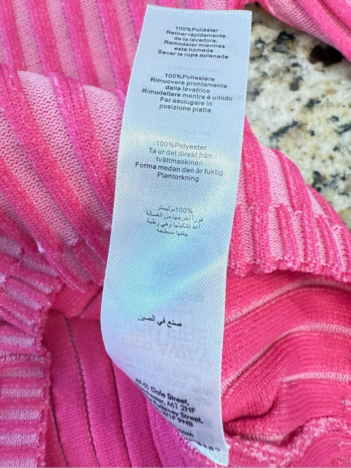Other PrettyLittleThing crop pink stripe turtleneck with cutout XS Size XS / US 0-2 / IT 36-38 - 9 Thumbnail