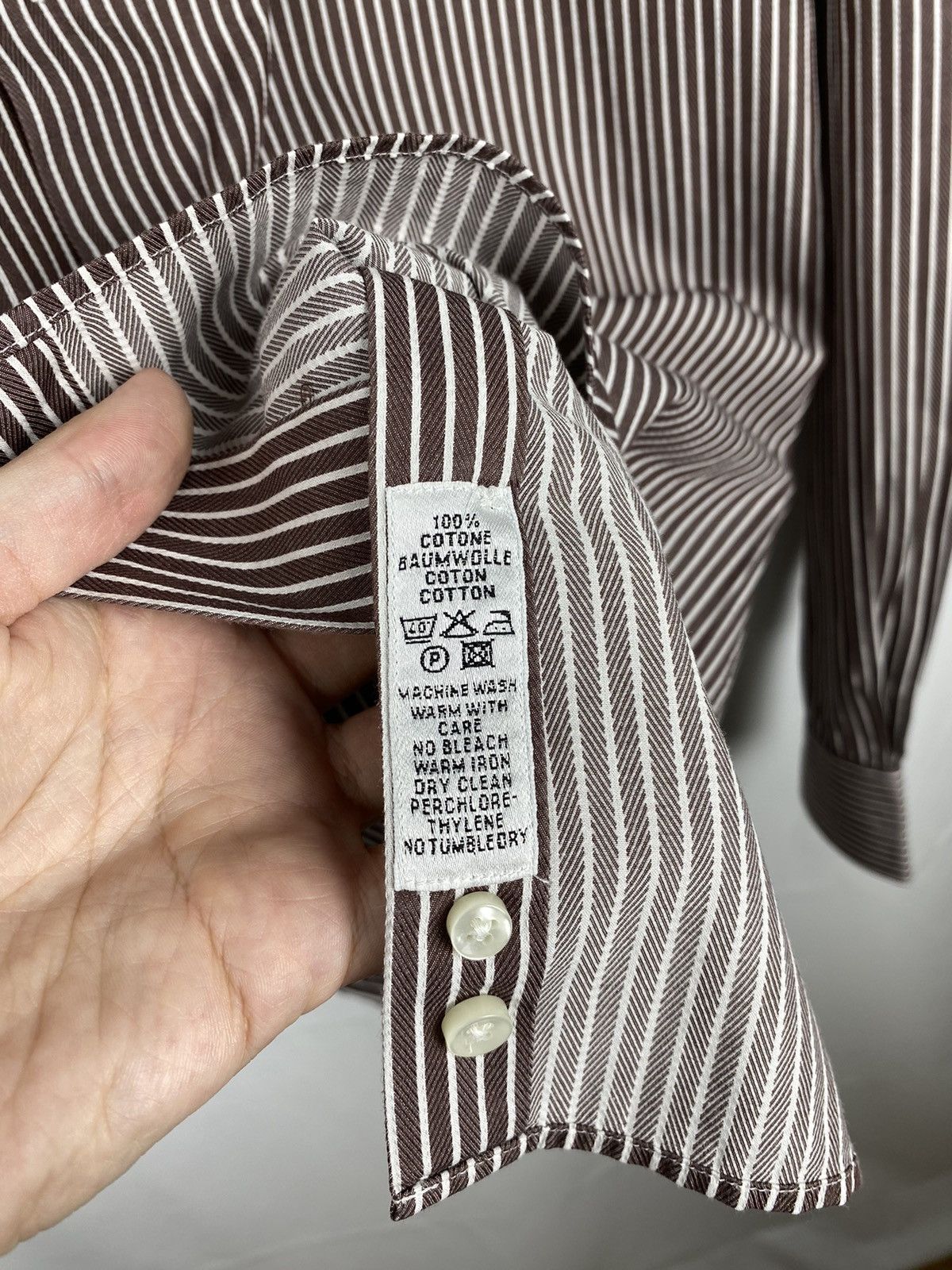 Guy Laroche Guy Laroche Striped Shirt Button Up size 15 1/2 39 Size US S / EU 44-46 / 1 - 9 Thumbnail