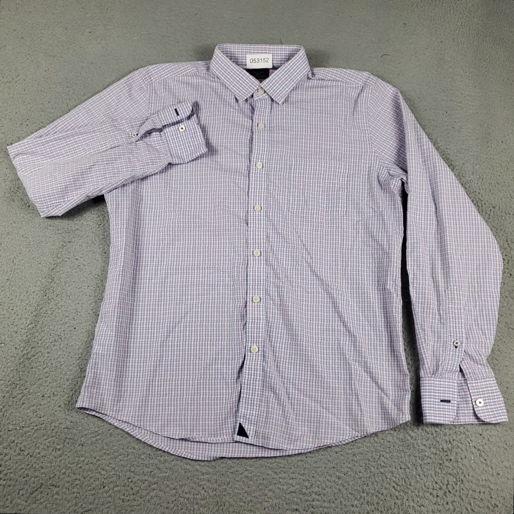UNTUCKit UNTUCKit Shirt Mens L Blue Plaid Button Up Long Sleeve Slim Fit Casual Workwear Modern Preppy Authentic Button-Up Mens Size US L / EU 52-54 / 3 - 2 Thumbnail