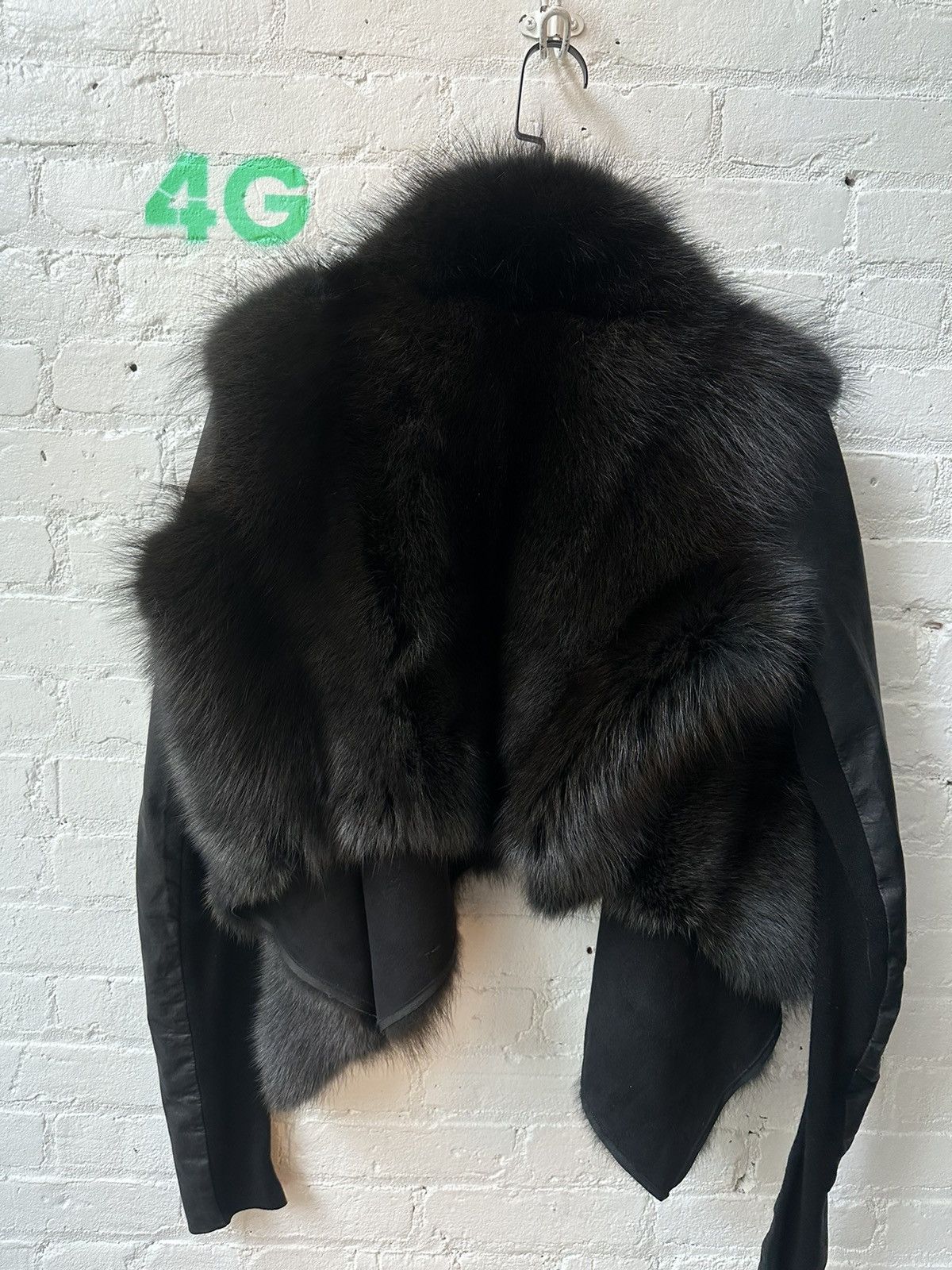Chrome Hearts 1 of 1 CHROME HEARTS x RICK OWENS FOX FUR JACKET Size S / US 4 / IT 40 - 8 Thumbnail