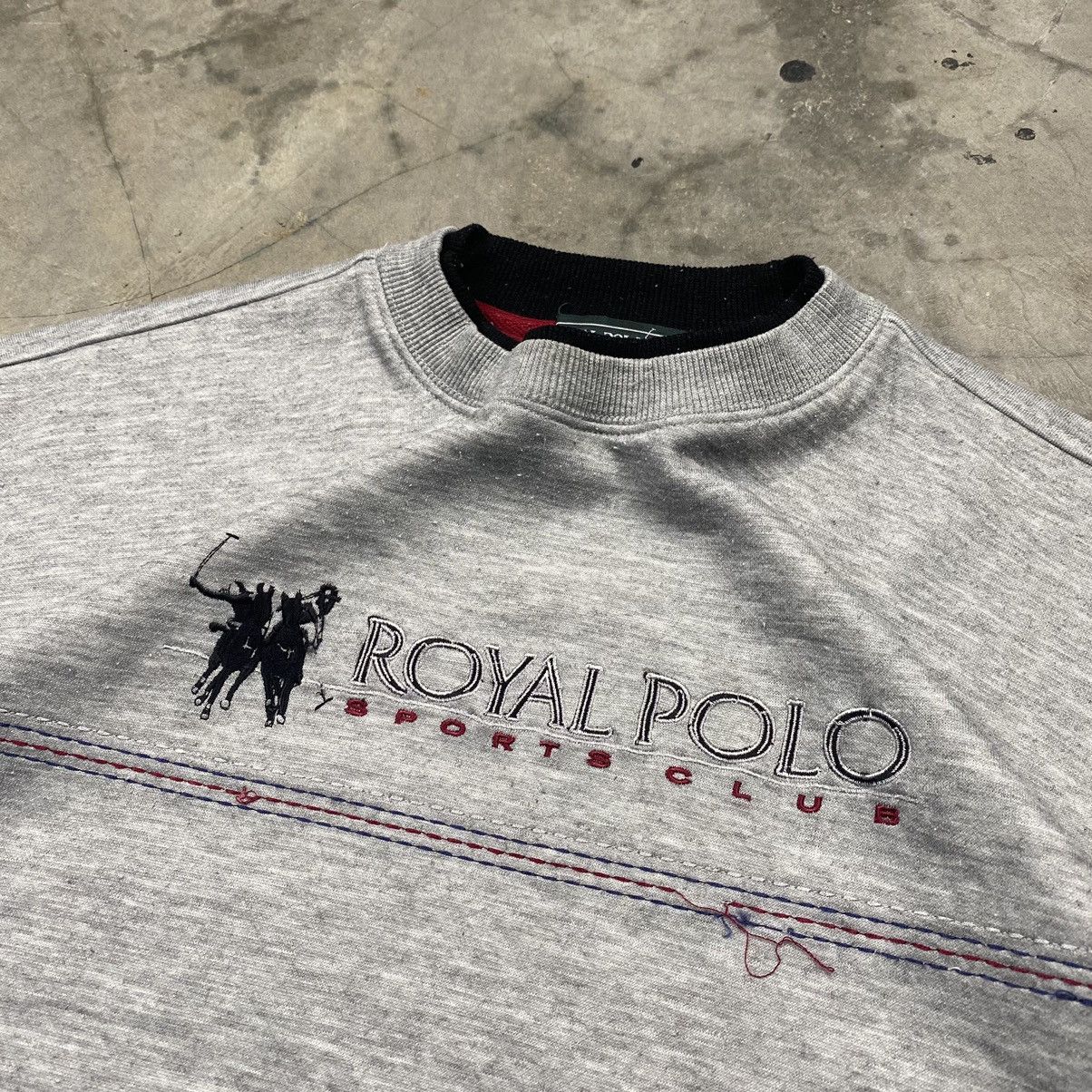 Sports Specialties × Vintage 90s Royal Polo Sports Club Boxy Crewneck Size US M / EU 48-50 / 2 - 2 Thumbnail