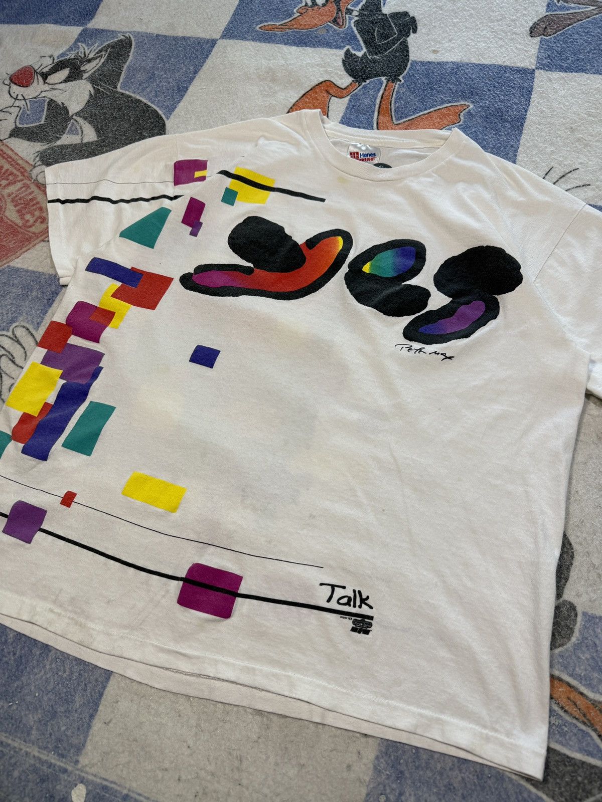 Vintage Vintage Peter max yes tee Size US XL / EU 56 / 4 - 2 Thumbnail