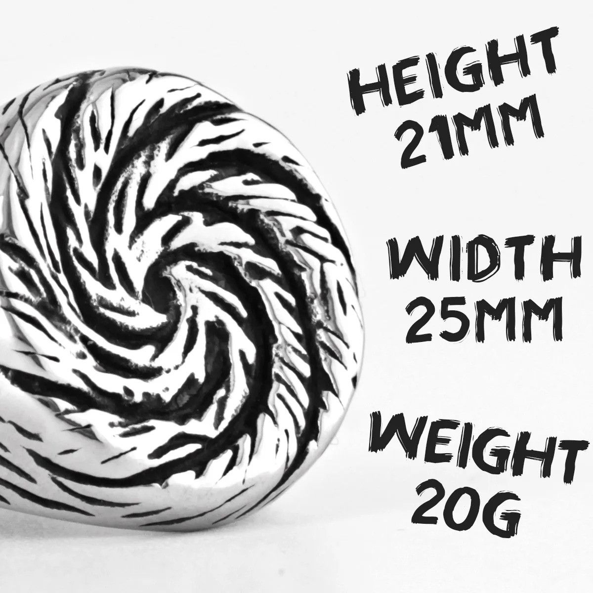 Jewelry Hole Swirl Flower Ring Streetwear Jewelry Fashion Gift Size ONE SIZE - 5 Thumbnail