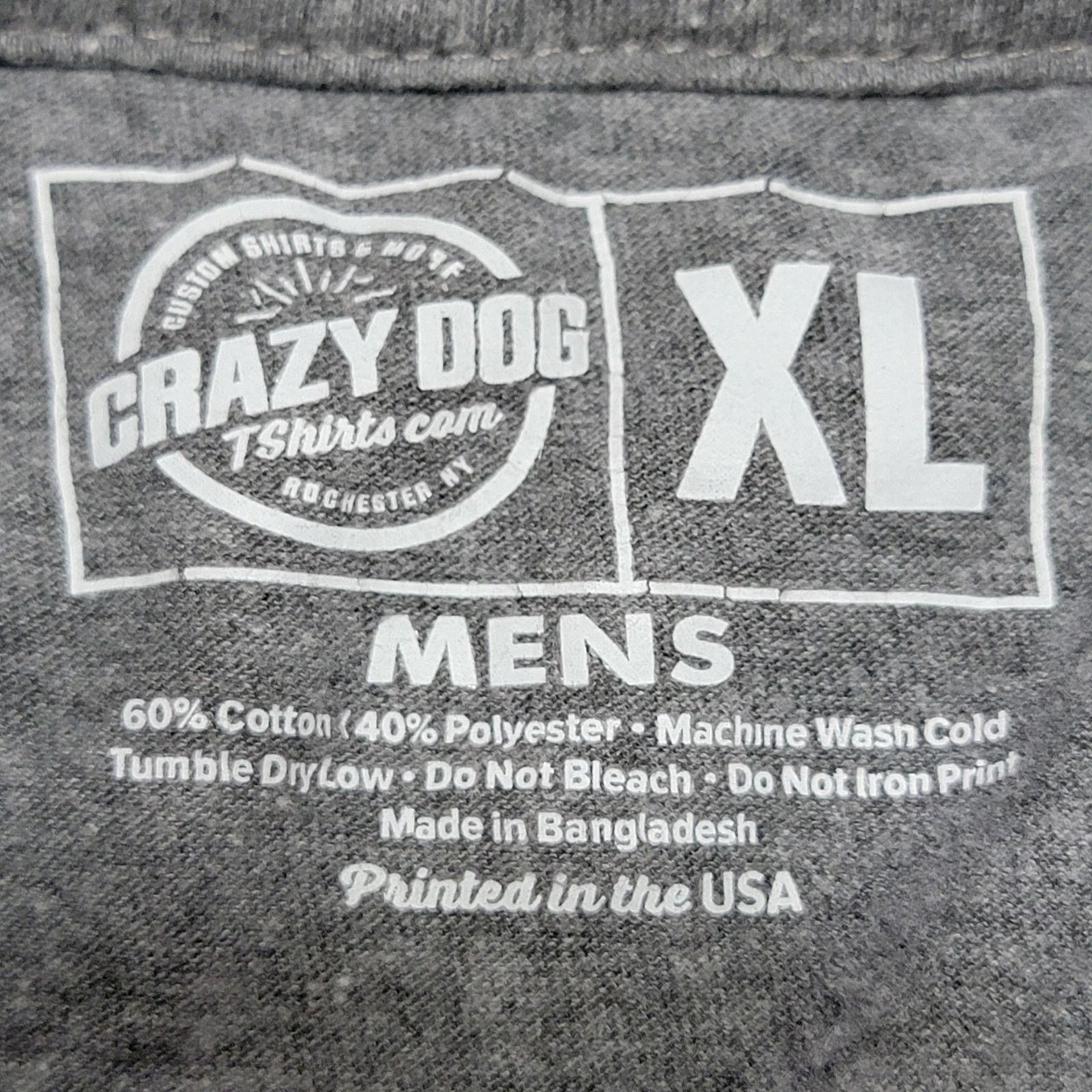 Other Crazy Dog Men's Grey Nutcracker Tee "Deez Nuts" - Size XL Size US XL / EU 56 / 4 - 4 Thumbnail