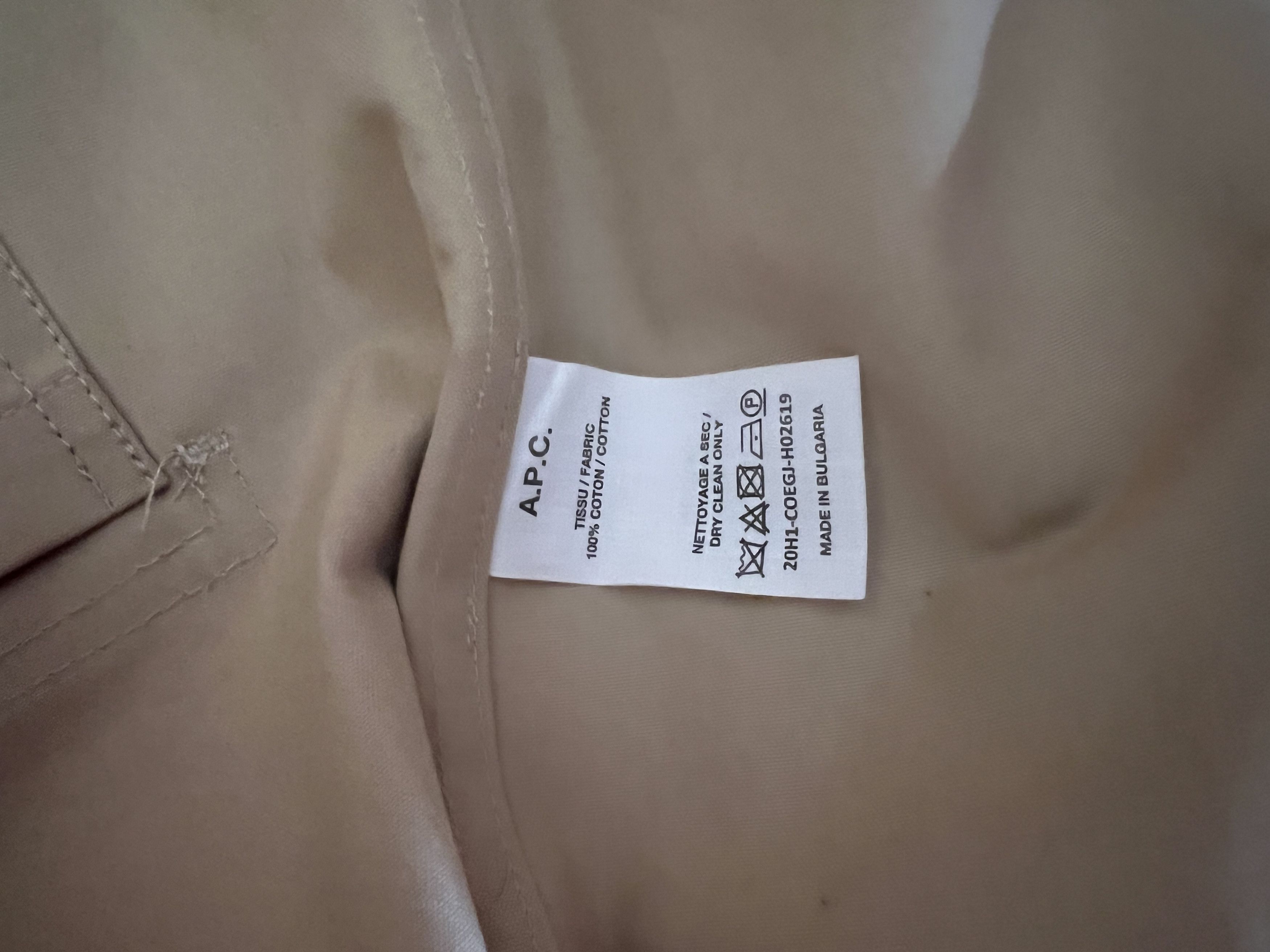 A.P.C. A.P.C Beige André Jacket Size US XXL / EU 58 / 5 - 7 Thumbnail