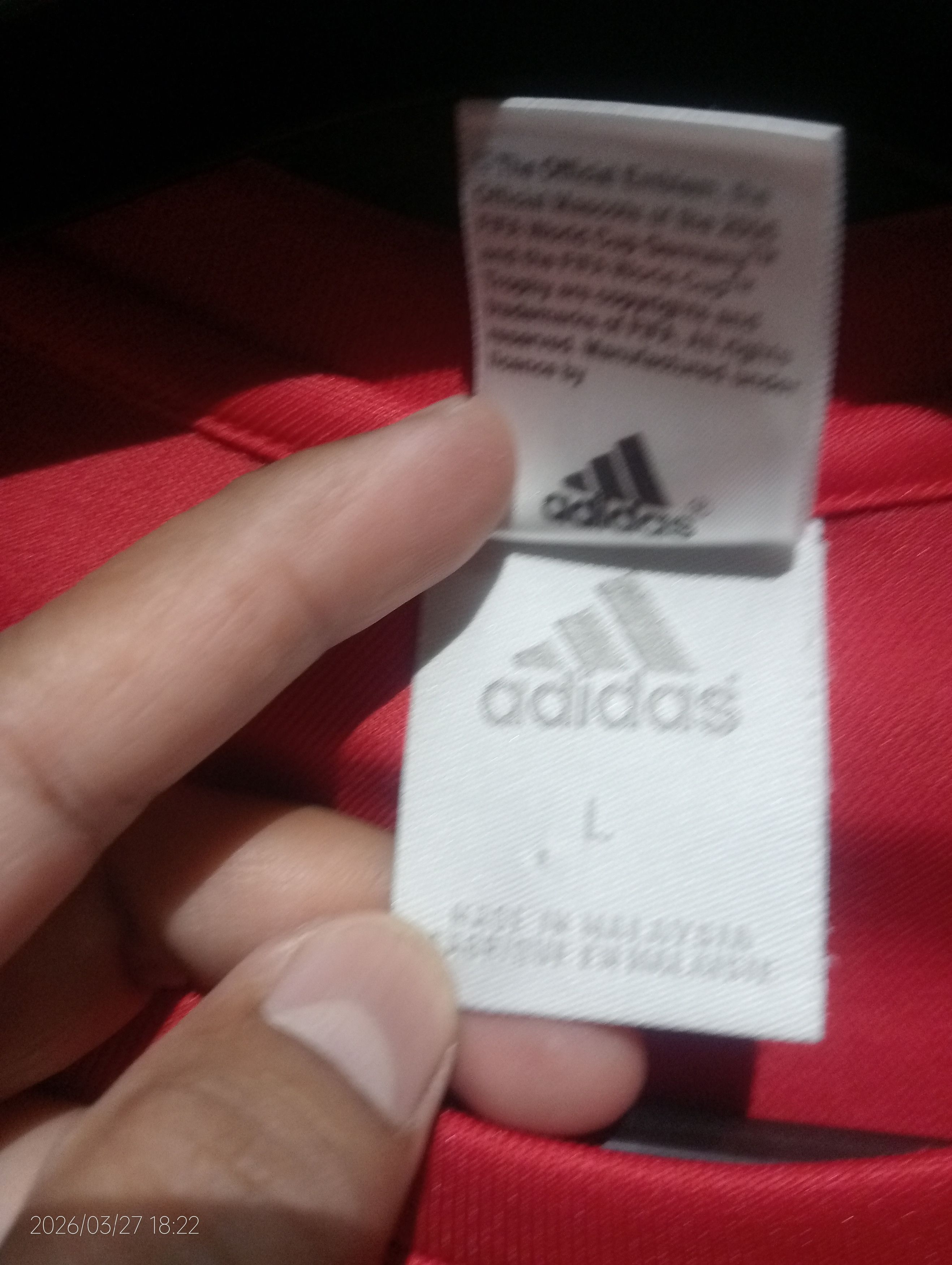 Adidas Vtg Adidas Coca-Cola Fifa World Cup Germany Jersey Limited Size US L / EU 52-54 / 3 - 11 Thumbnail
