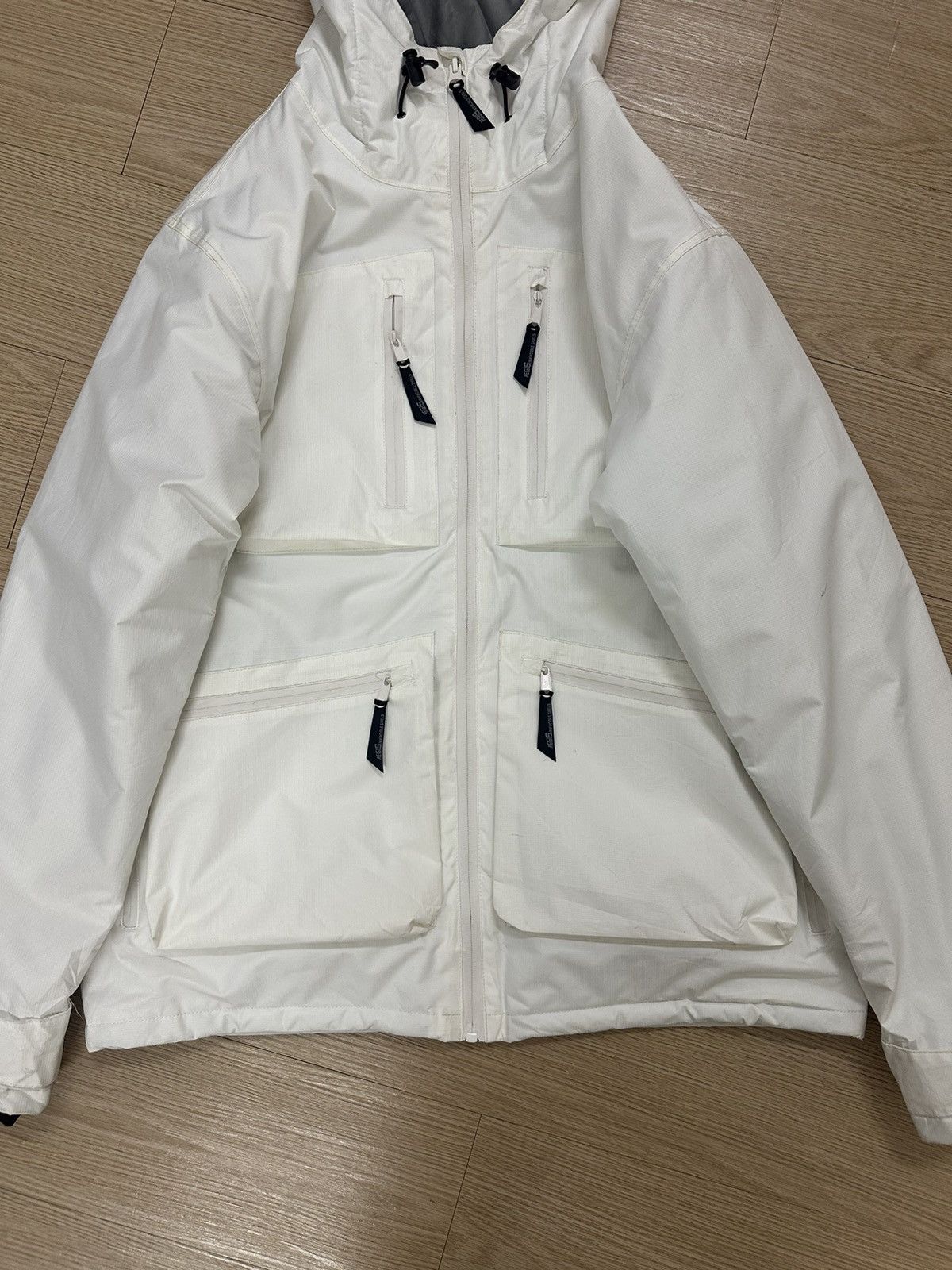 Beauty Beast × Japanese Brand × Seditionaries Aegis Invisible Shield Gorpcore Waterproof White Puff Jacket Size US M / EU 48-50 / 2 - 5 Thumbnail