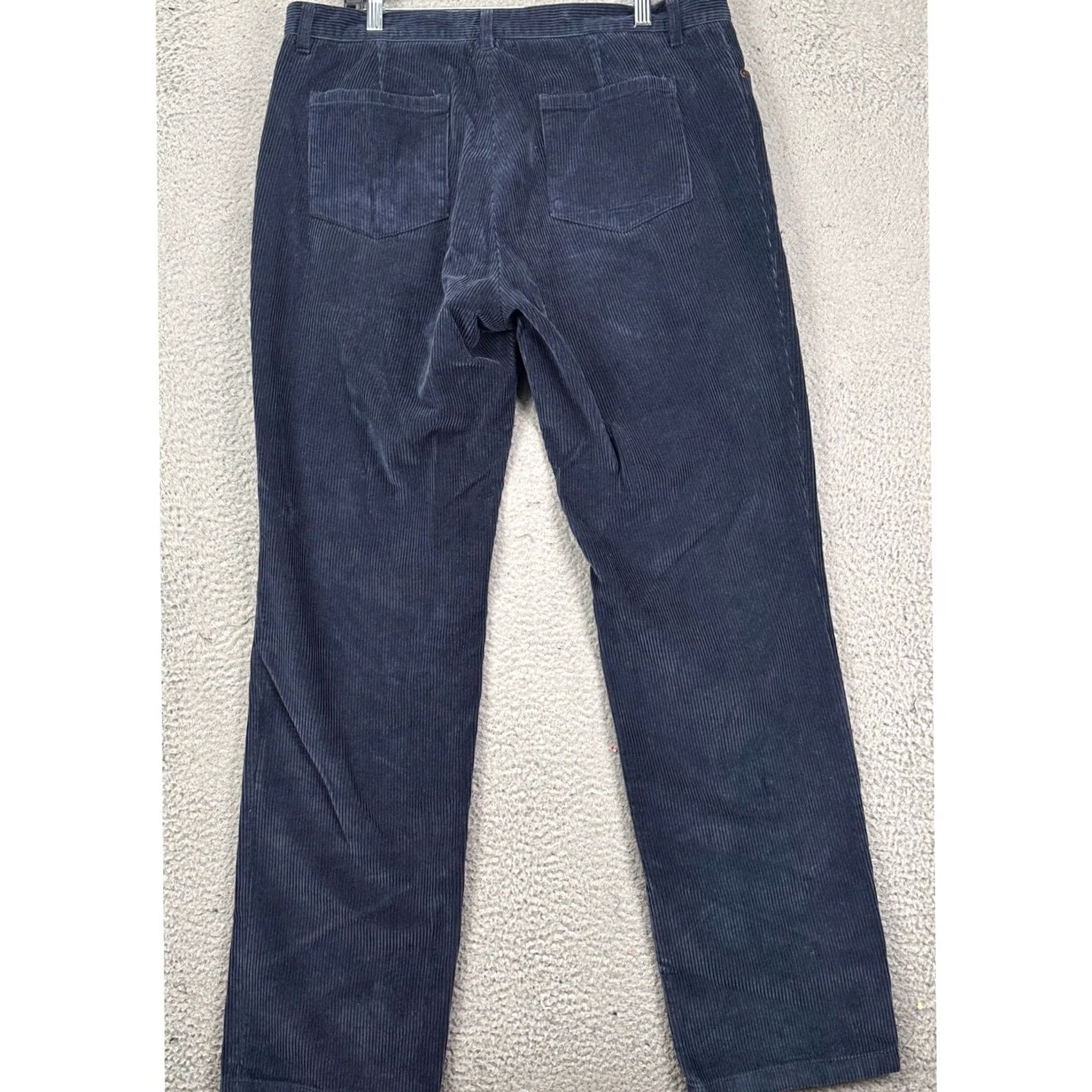 J.McLaughlin J.McLaughlin Pants Corduroy Navy Blue 36 Straight Leg 5-Pocket Casual Workwear Mens Regular Vintage No Size US 36 / EU 52 - 2 Thumbnail