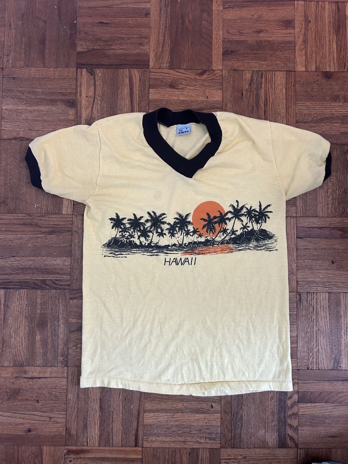 Vintage Vintage Single Stitch Ringer T Size US S / EU 44-46 / 1 - 1 Thumbnail
