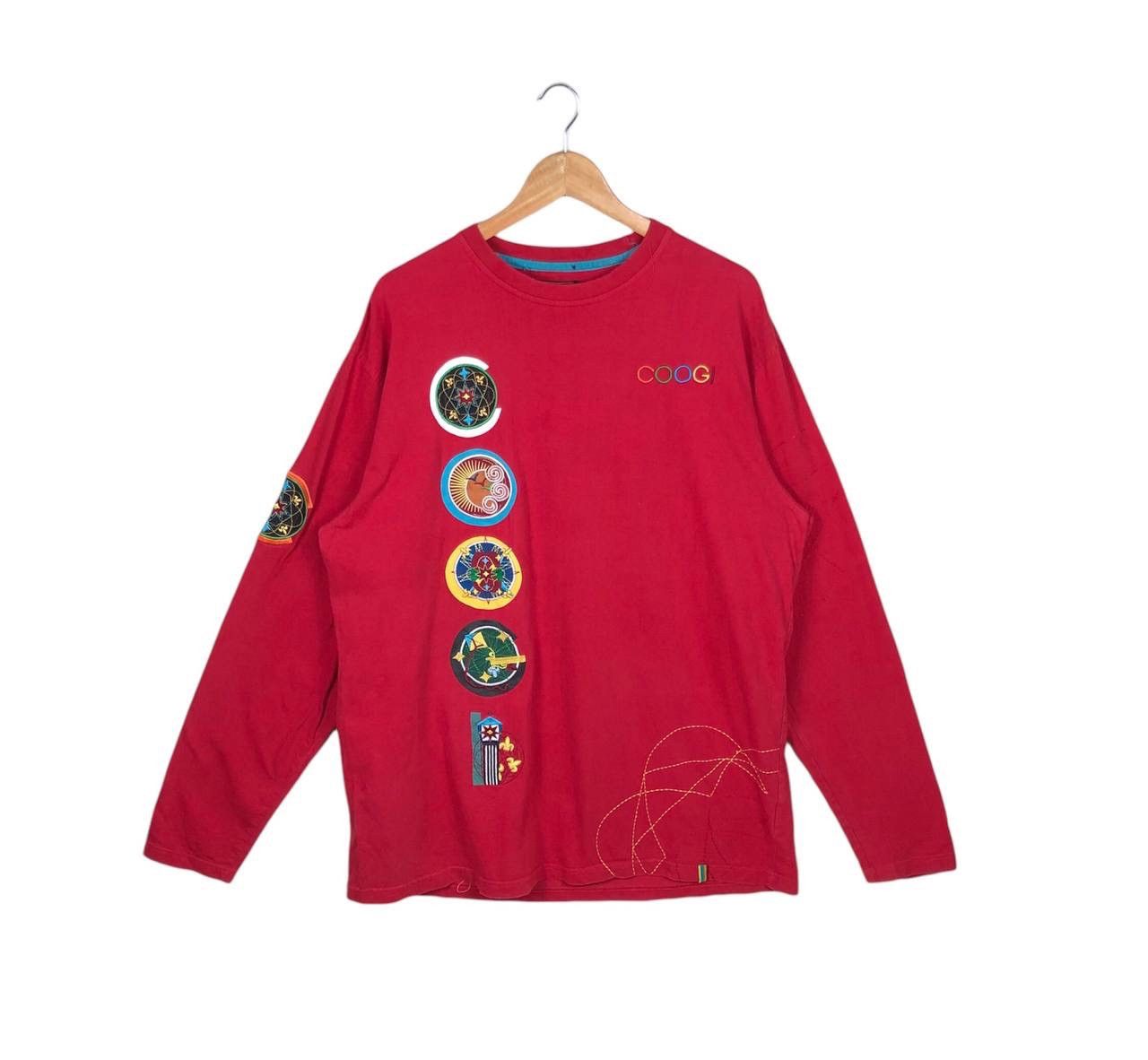 Coogi Vintage Coogie Art Design Long Sleeve Tshirt Size US XXL / EU 58 / 5 - 1 Thumbnail