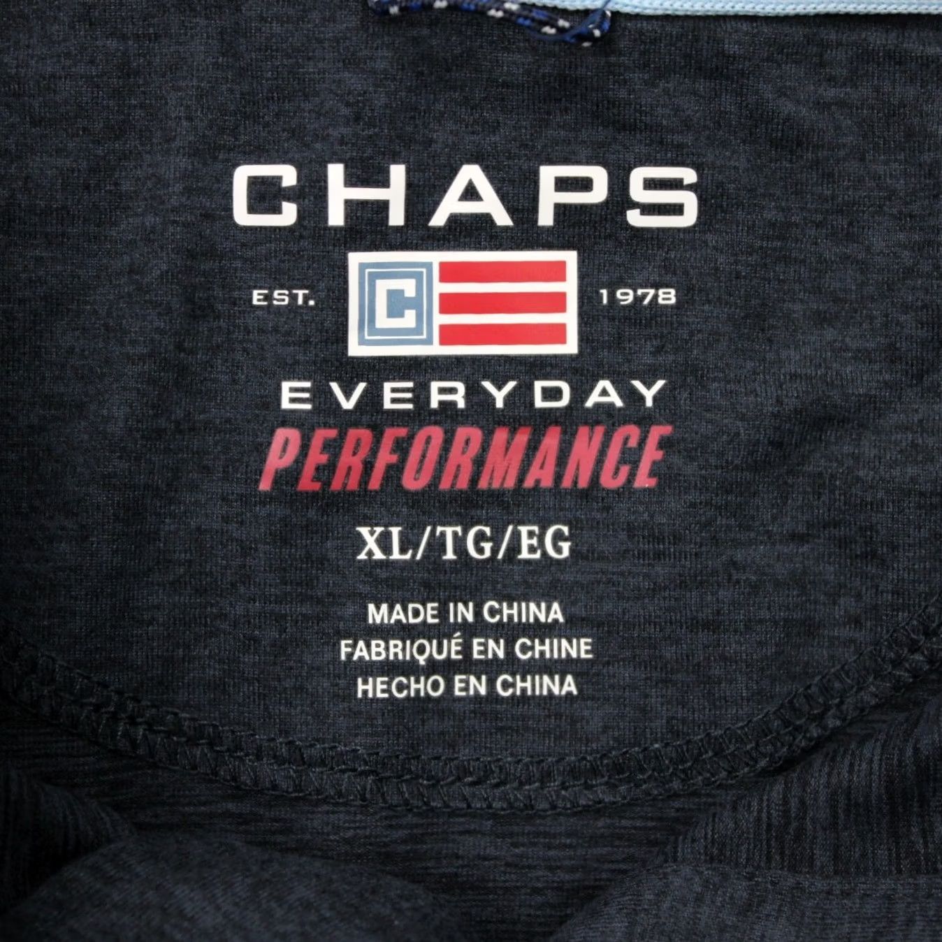 Chaps Chaps Polo Shirt Mens XL Blue Everyday Performance Short Sleeve Stretch Polo Shirt NWT Chaps Golf Fashion Shirt Blues Polo Size US XL / EU 56 / 4 - 7 Thumbnail