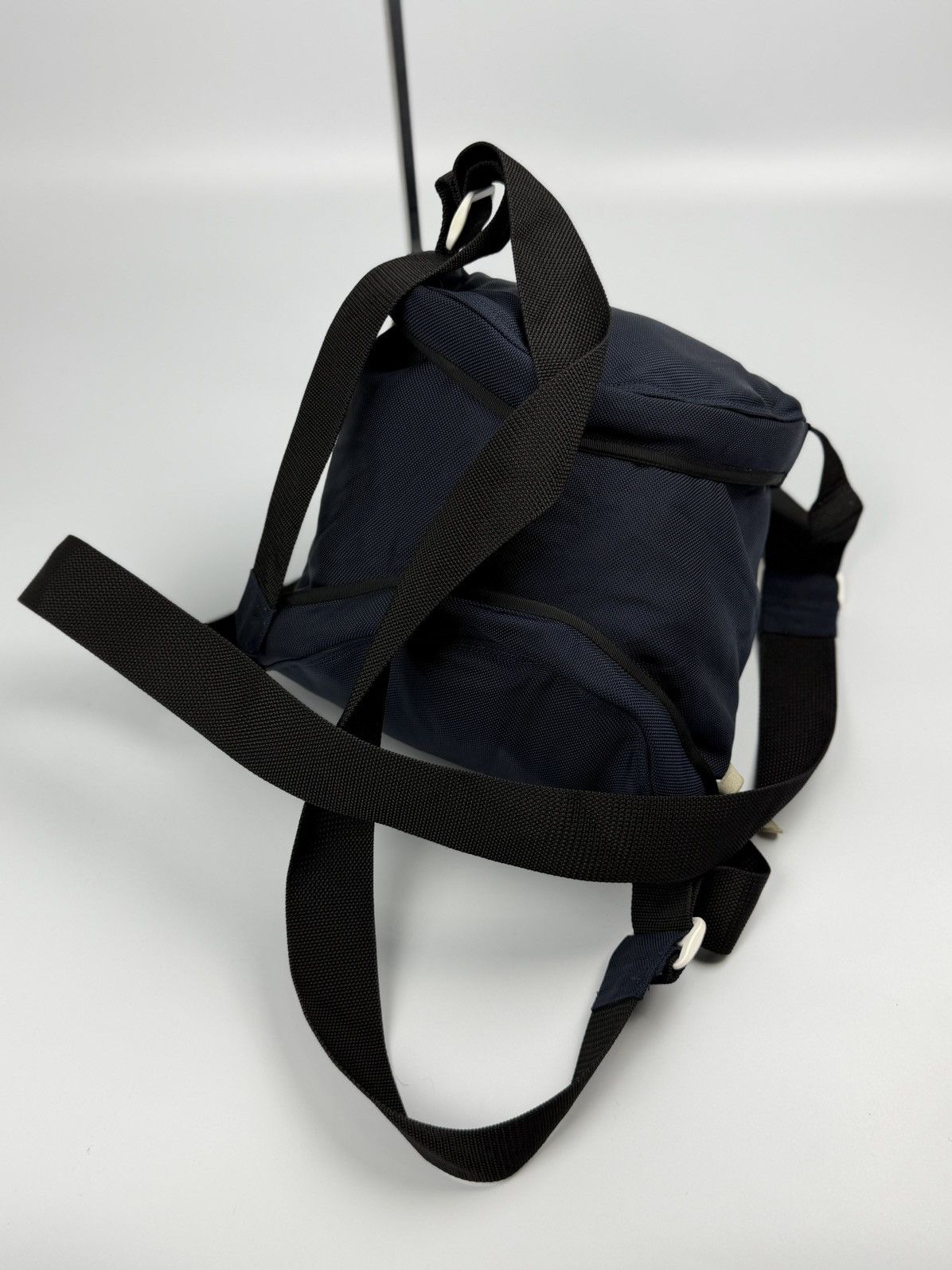Comme des Garcons Comme des Garcons Assymetrical Navy Blue Nylon Bag Size ONE SIZE - 5 Thumbnail