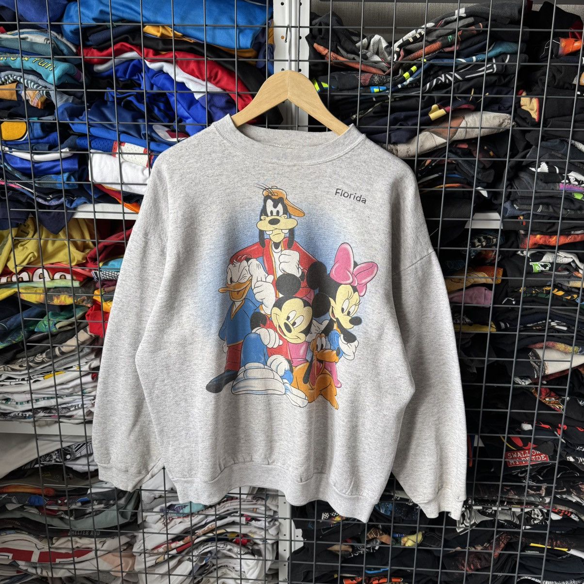 Tultex Vintage 90s Disney Florida Mickey Mouse Co. Sweatshirt Size US XL / EU 56 / 4 - 1 Thumbnail