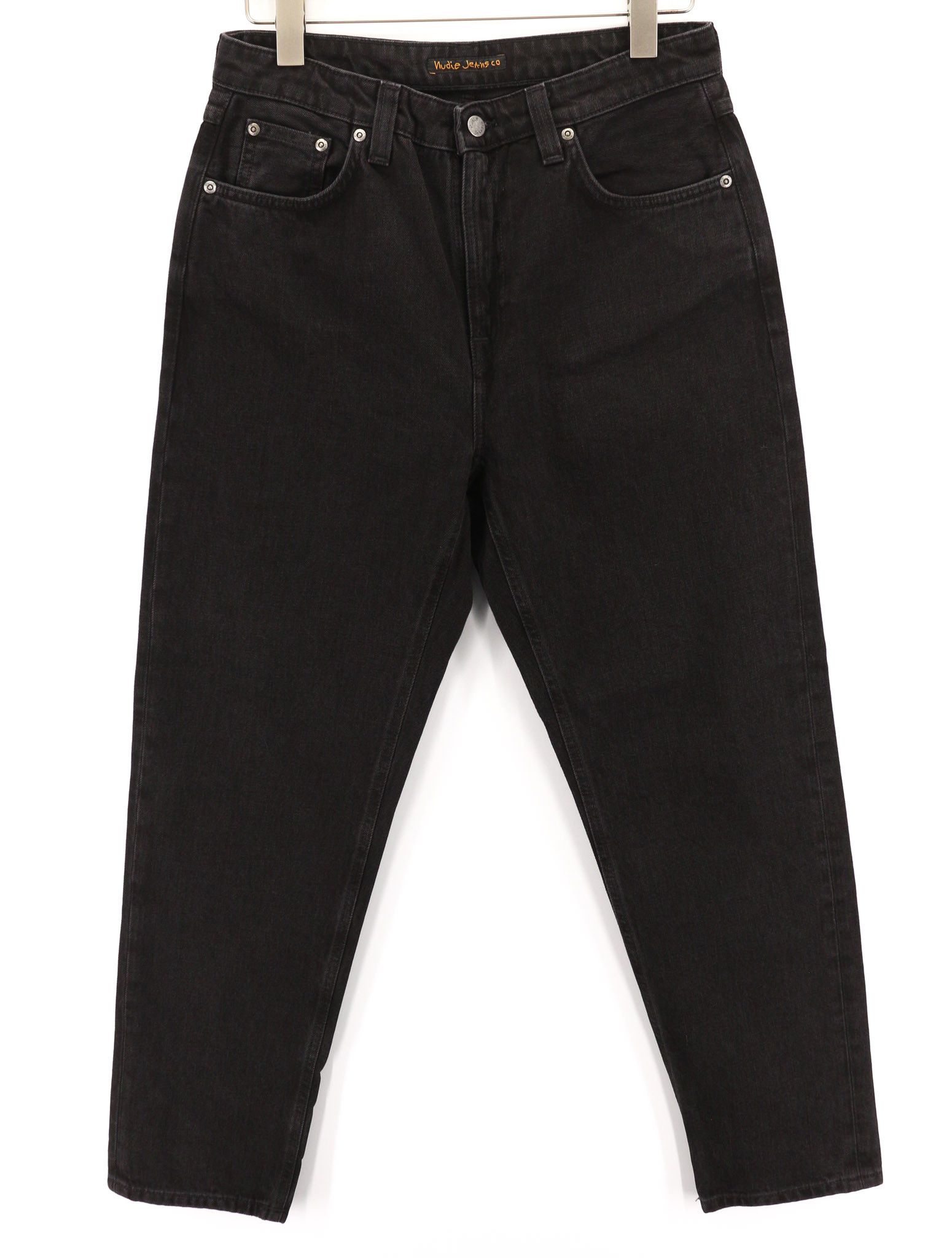Nudie Jeans BREEZY BRIT W31/L28 Cotton Black High Rise Jeans 80616 Size 31" - 1 Thumbnail