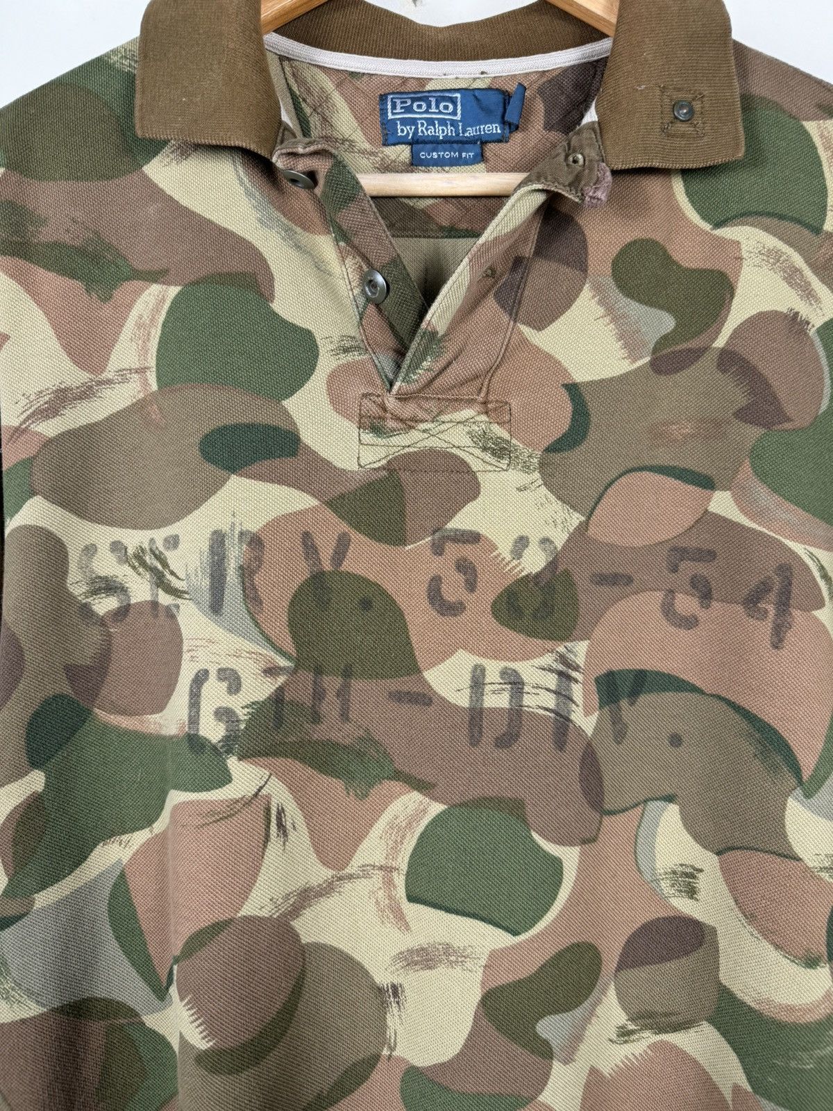 Polo Ralph Lauren × Ralph Lauren Ralph Lauren USA Army Military Vintage Polo T Shirt Size US L / EU 52-54 / 3 - 2 Thumbnail