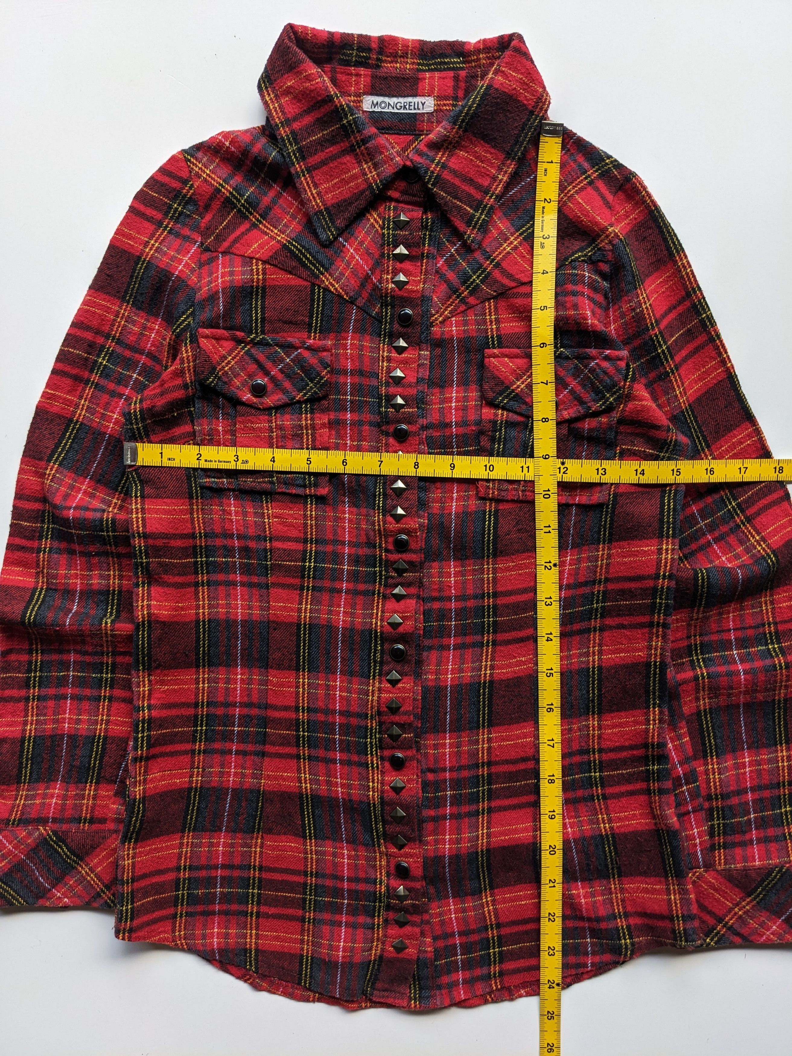 Japanese Brand × Seditionaries Mongrelly anarchy punk checked shirt Size XS / US 0-2 / IT 36-38 - 5 Thumbnail