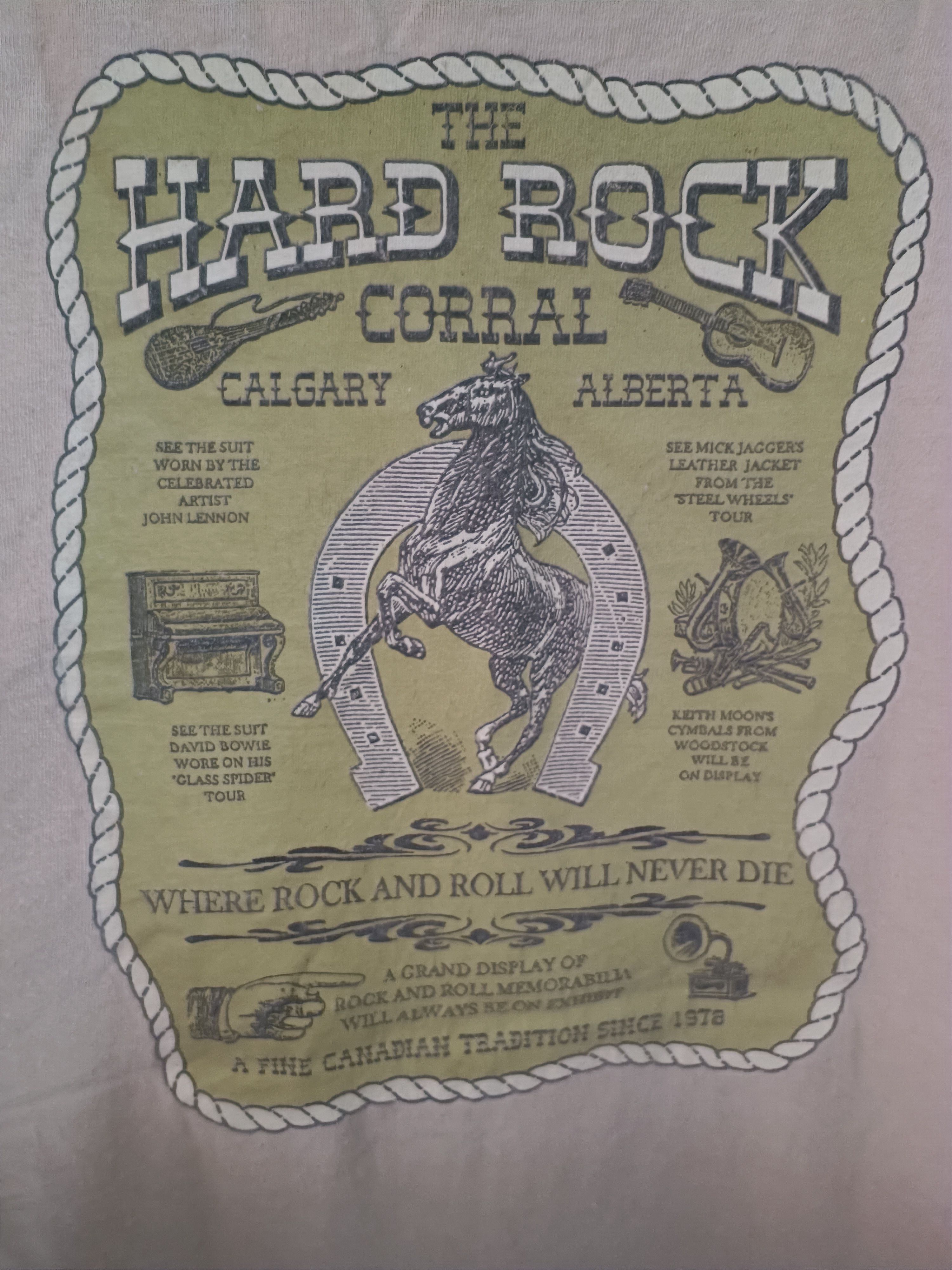 Hard Rock Cafe Vintage 90s Hard Rock Corral Showcasing Rock & Roll Memori T Size US XL / EU 56 / 4 - 4 Thumbnail