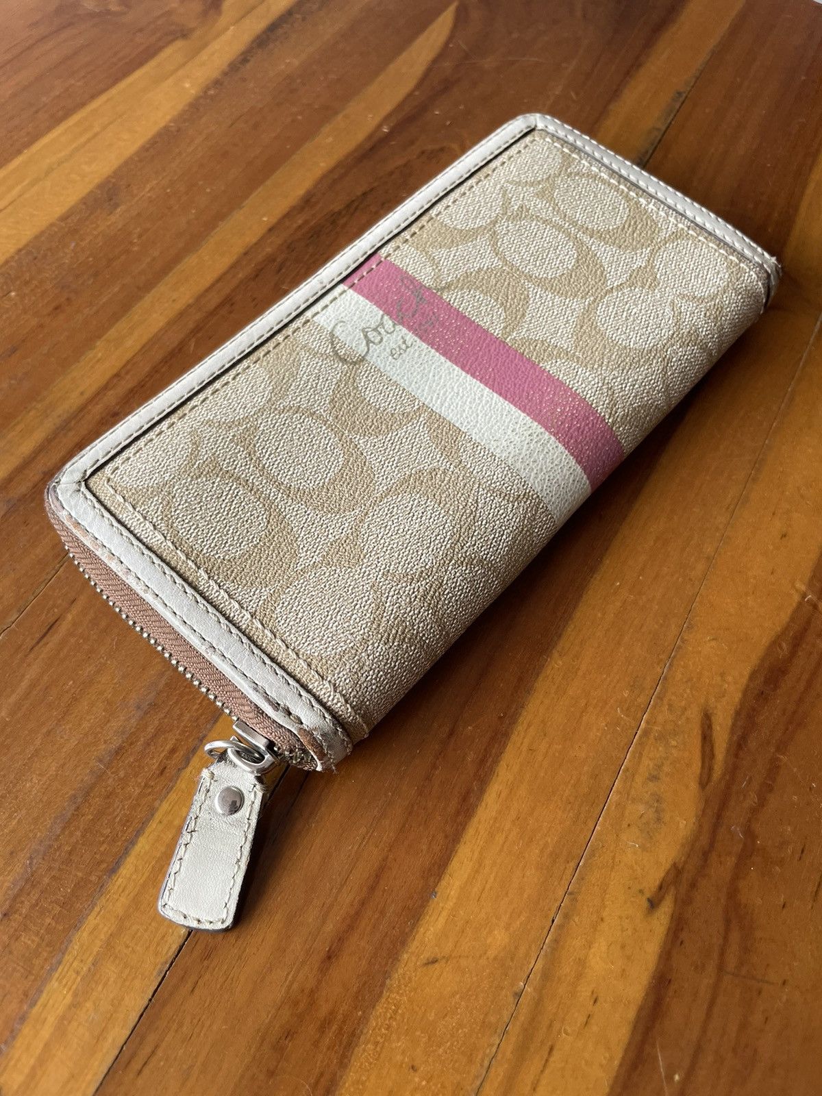 Coach Coach Signature Monogram Long Wallet Size ONE SIZE - 1 Thumbnail