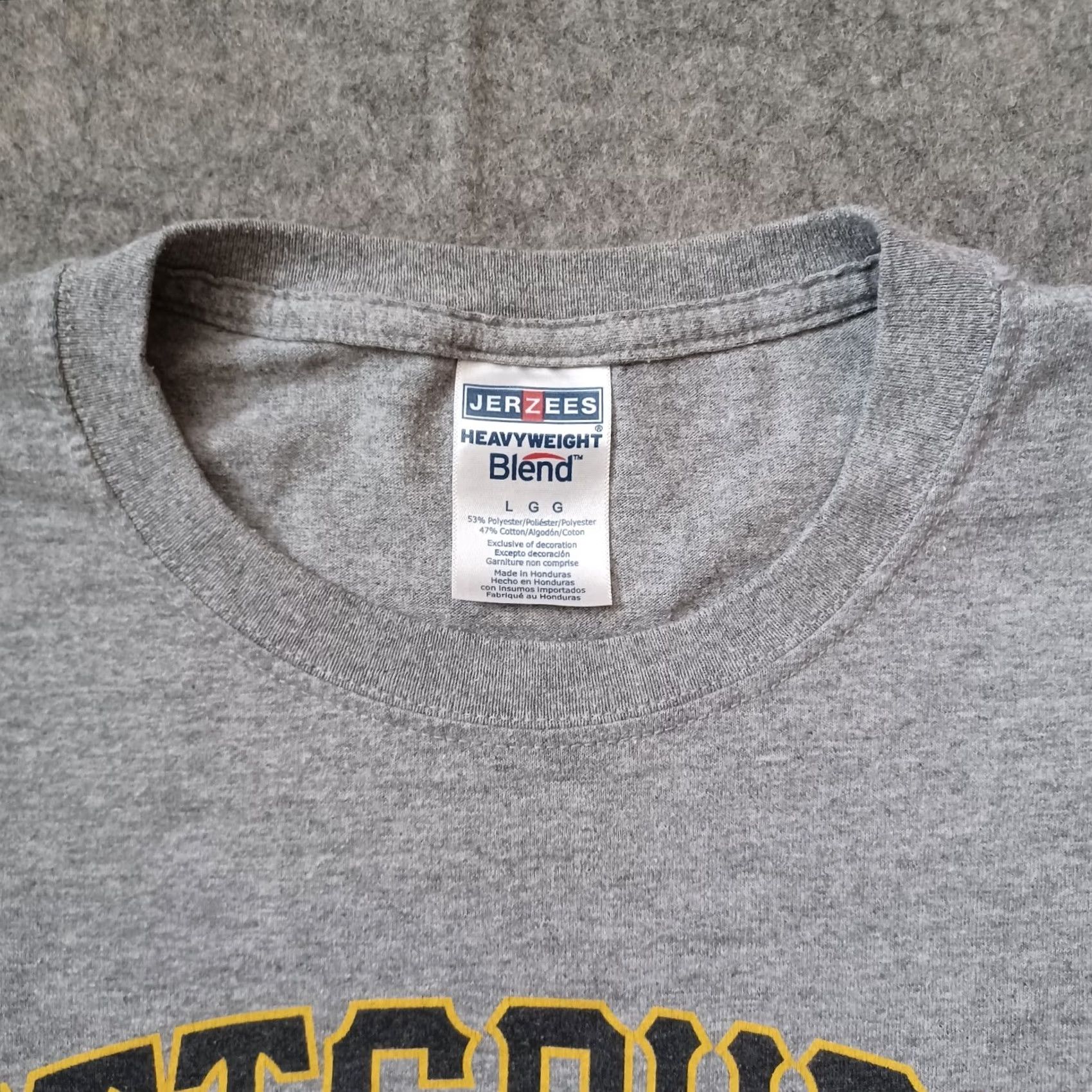Jerzees Pittsburgh Pirates Baseball T Shirt Mens Large Gray MLB Short Sleeve Nike Shirt Size US L / EU 52-54 / 3 - 6 Thumbnail