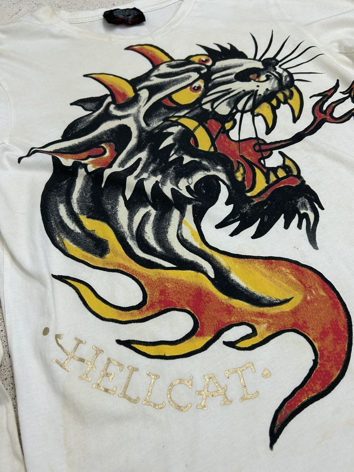Japanese Brand Ed Hardy Hysteric Art Hellcat Designer Christian Audigier Size US S / EU 44-46 / 1 - 4 Thumbnail