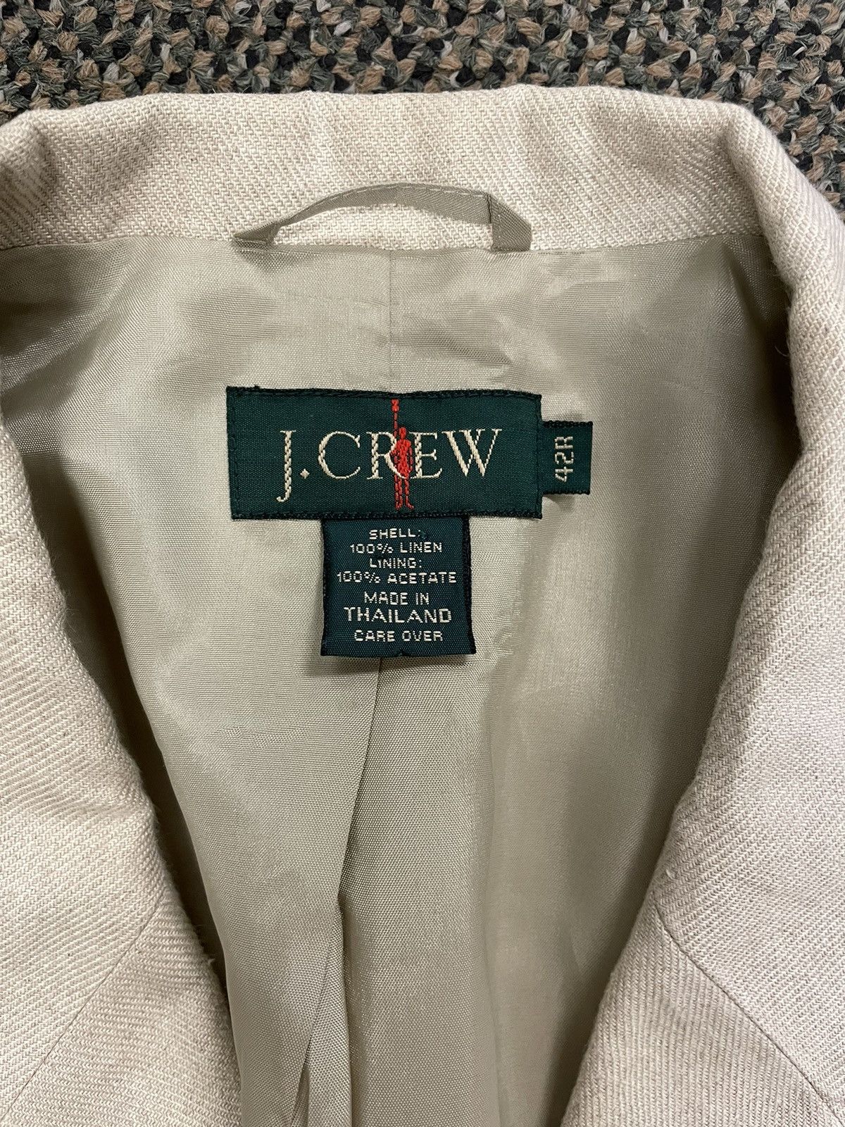 J.Crew × Vintage 3-Button Linen Jacket Size 42R - 2 Thumbnail