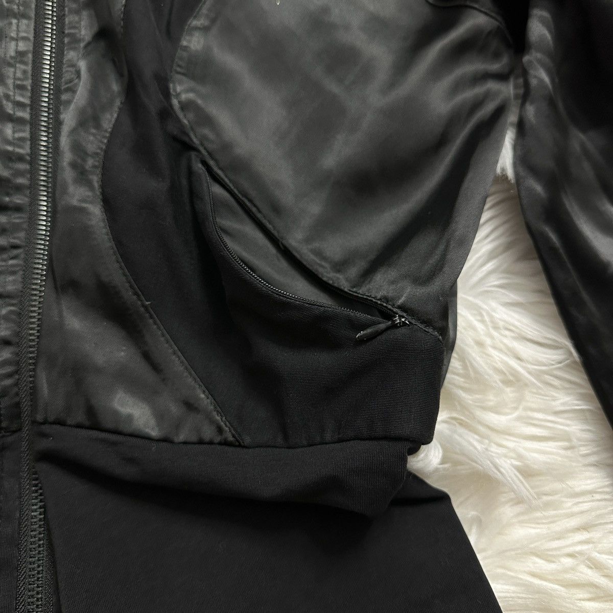 Denis Simachev Denis Simachev Rare Black Satin Bomber Archival Size M / US 6-8 / IT 42-44 - 9 Thumbnail