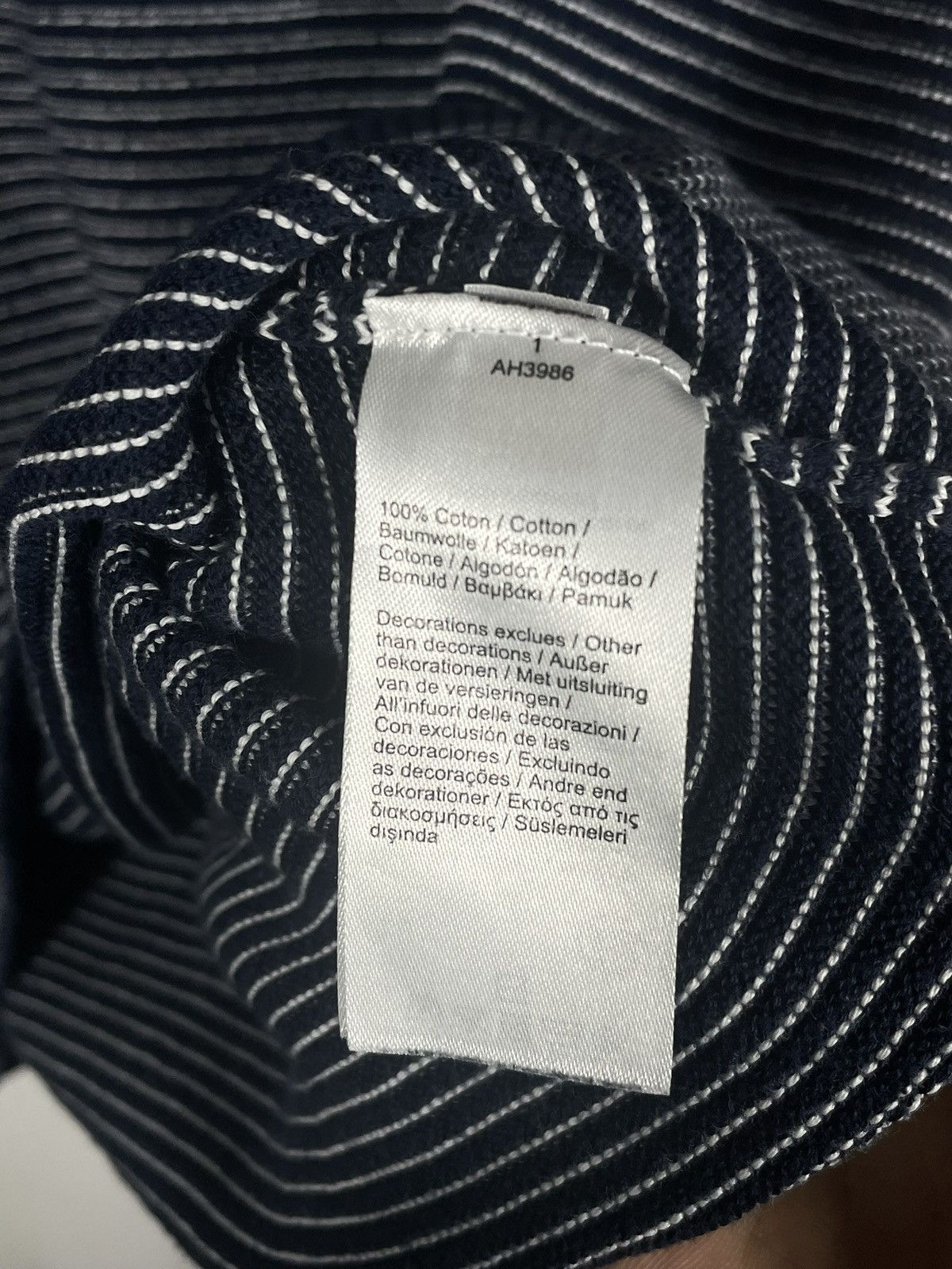 Lacoste × Vintage Lacoste retro y2k 00s Navy Striped jumper pull knitwear Size US L / EU 52-54 / 3 - 8 Thumbnail