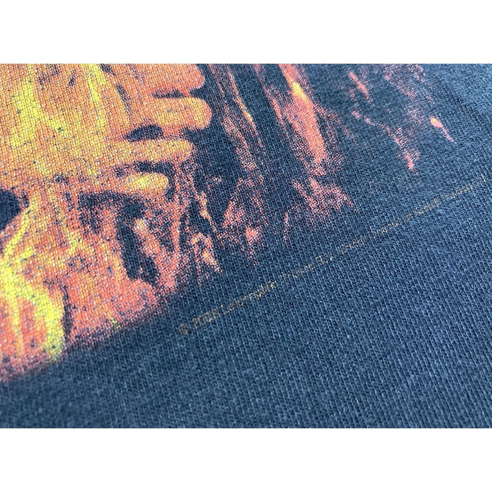 Vintage ACDC Highway To Hell Graphic Flames T-shirt Women Small Black Short Sleeve Music Shirt Size S / US 4 / IT 40 - 3 Thumbnail