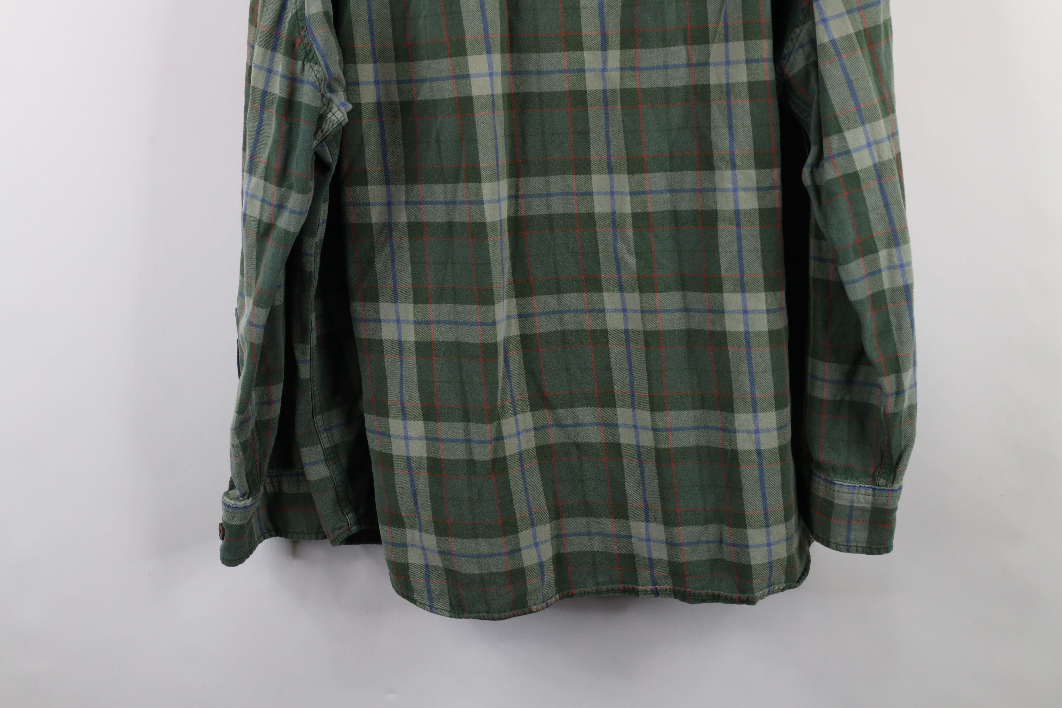 Duluth Trading Company × Vintage Duluth Trading Co Collared Button Down Shirt Green Plaid Size US XL / EU 56 / 4 - 9 Thumbnail