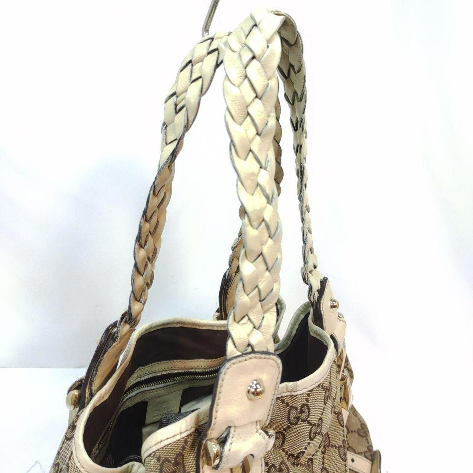 Gucci Gucci - Beige GG Canvas Tote Bag Size ONE SIZE - 5 Thumbnail