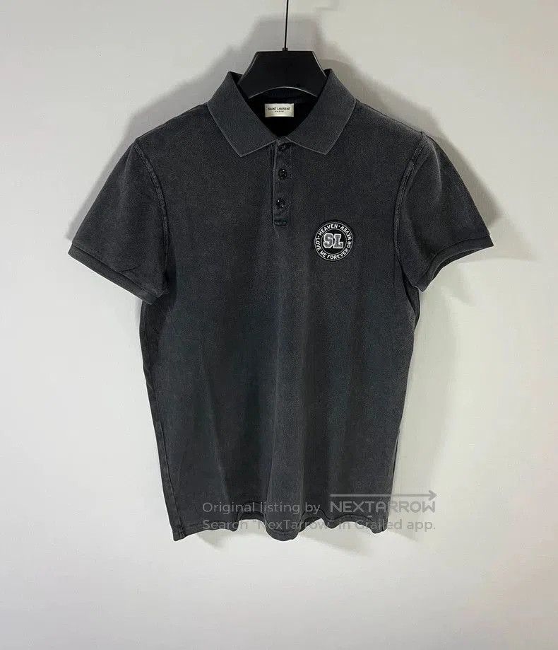 Saint Laurent Paris Saint Laurent Paris Men's Short Sleeve Polo. Size US S / EU 44-46 / 1 - 1 Thumbnail