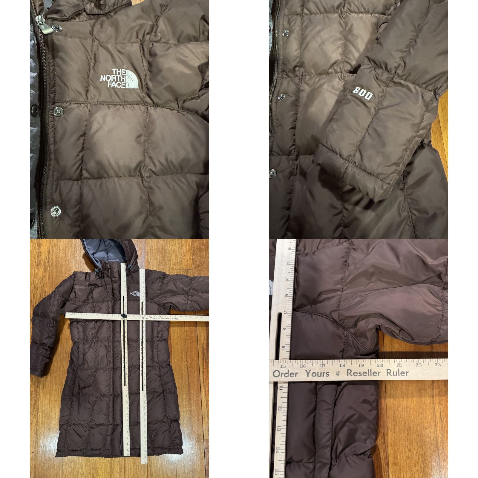 The North Face The North Face Parka 600 Down Metropolis Hooded Long Puffer Coat Brown sz S Jacket Women Parka Hooded Down Puffer 600 Long Winter Brown Size S / US 4 / IT 40 - 9 Thumbnail