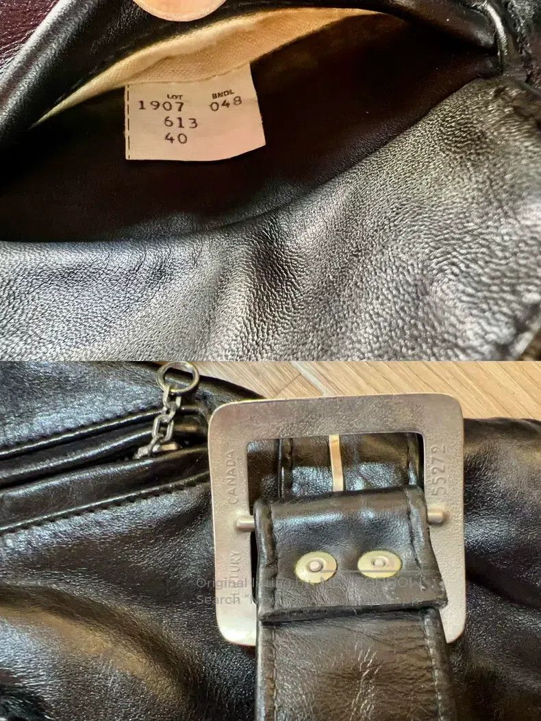 Schott Schott Leather coat Size US XXS / EU 40 - 9 Thumbnail