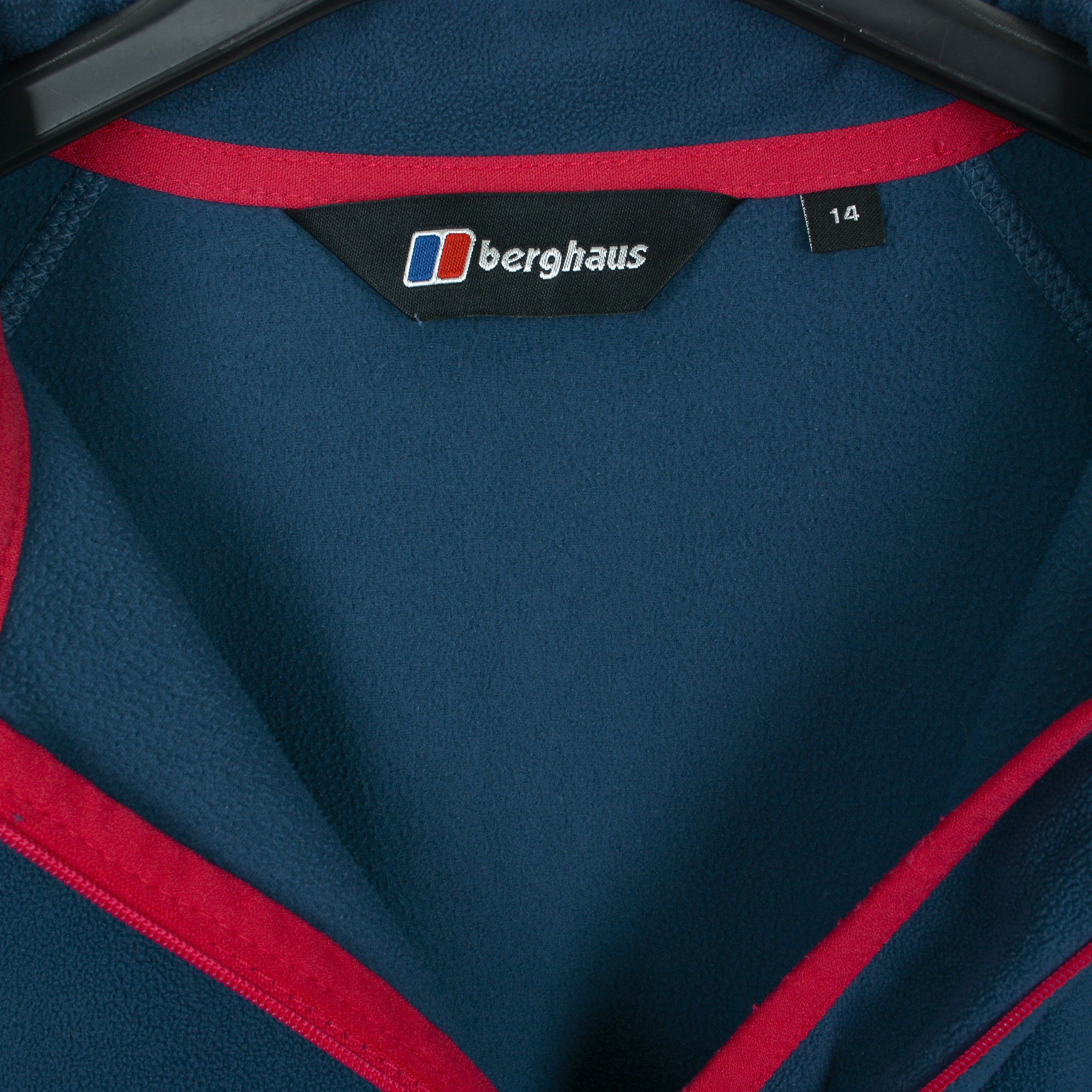 Berghaus L Fleece Jumper Sweatshirt Sweater 1/4 Zip Neck Pullover Size L / US 10 / IT 46 - 4 Thumbnail
