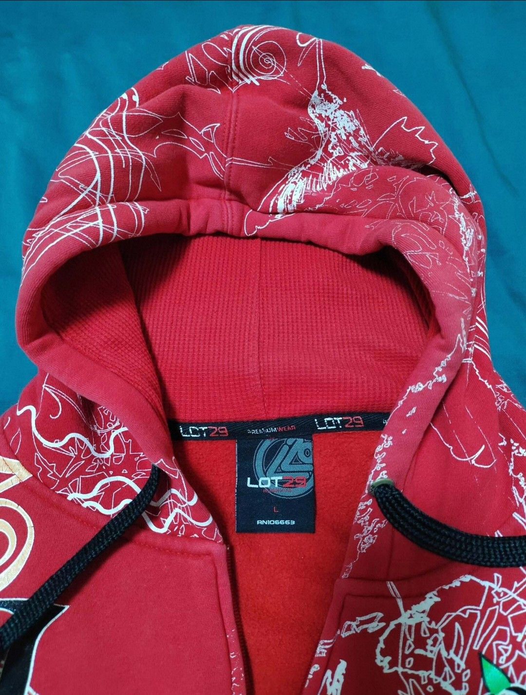 JNCO y2k lot29 looney tunes grunge zipup hoodie Size US L / EU 52-54 / 3 - 3 Thumbnail
