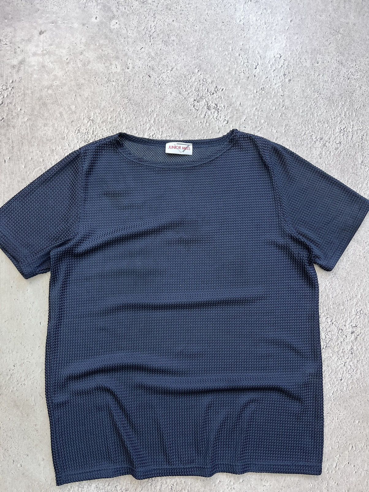 Hysteric Glamour × Japanese Brand VINTAGE Y2K JPG STYLE Japanese brand Fishnet mesh Tshirt Size US L / EU 52-54 / 3 - 3 Thumbnail