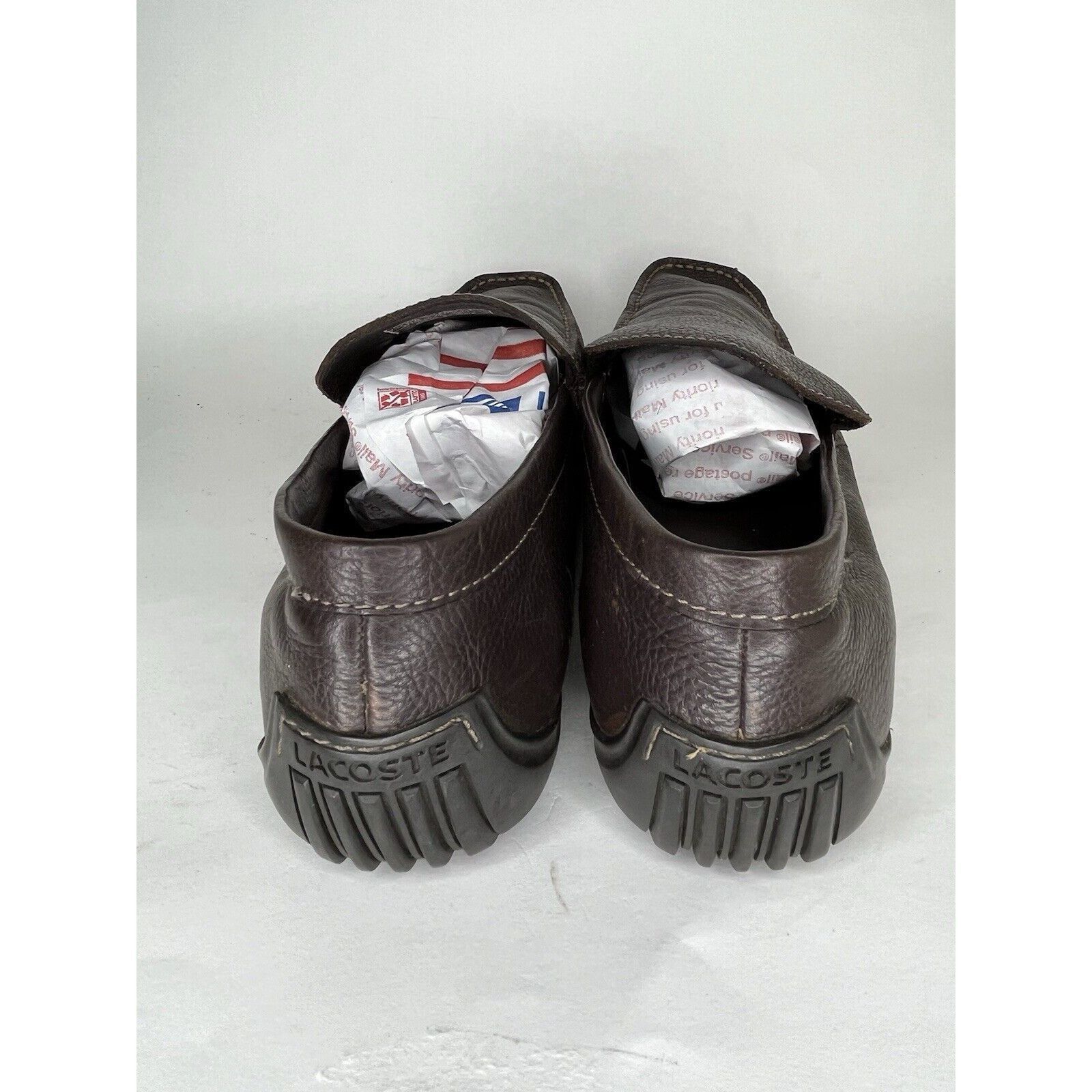 Lacoste Lacoste Brown Leather Casual Comfort Driving Loafers Shoes M Size US 13 / EU 46 - 3 Thumbnail