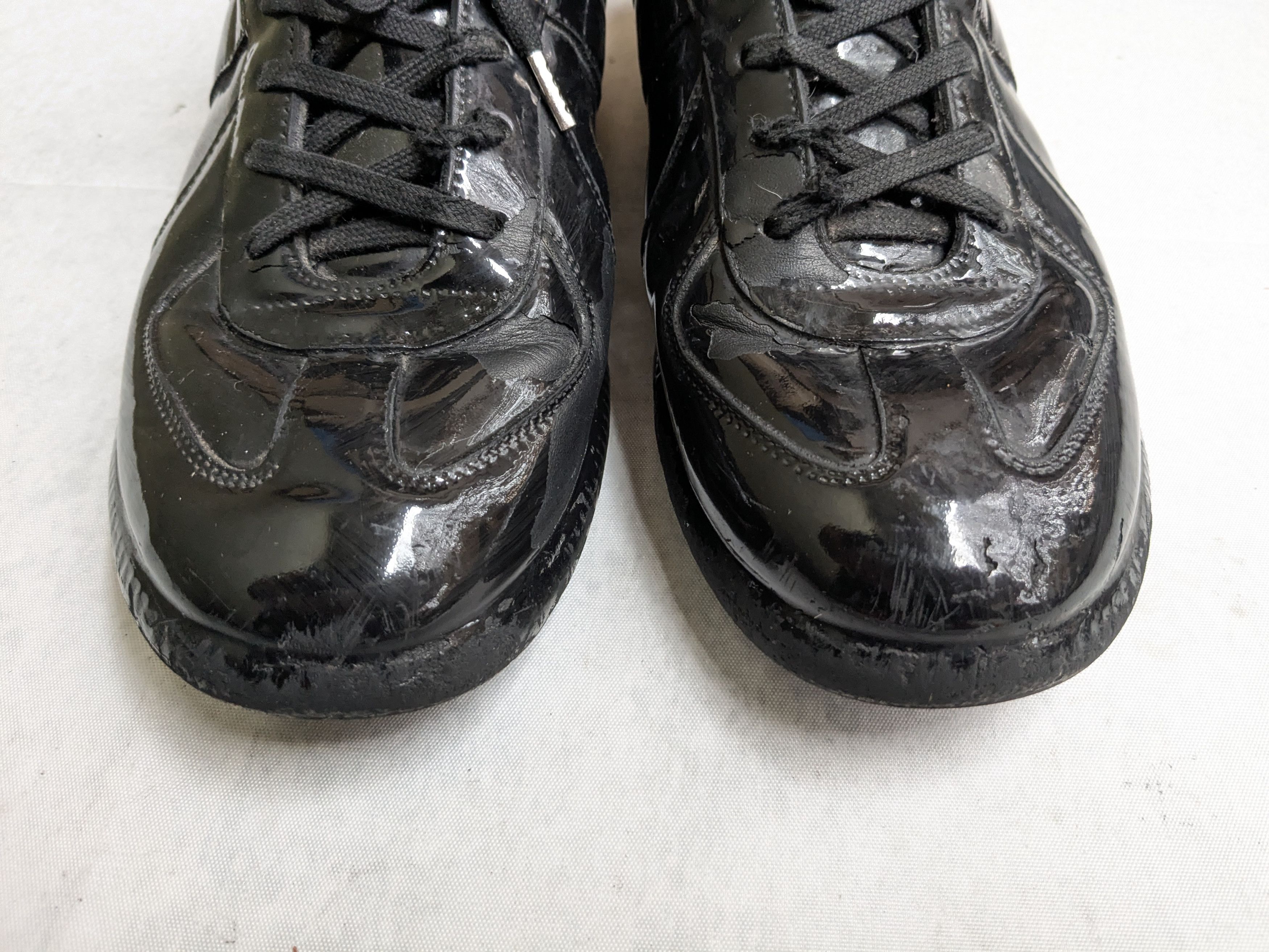 Maison Margiela Maison Margiela Replica GAT Black Patent Leather 8 41 Low Size US 8 / EU 41 - 4 Thumbnail