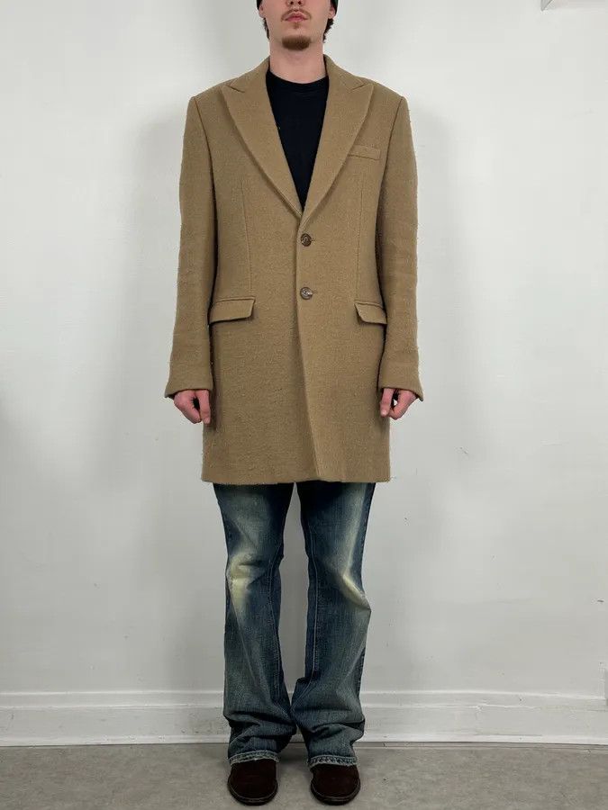 Maison Margiela AW2015 Maison Margiela Beige Wool Minimalist Coat Size US L / EU 52-54 / 3 - 2 Thumbnail