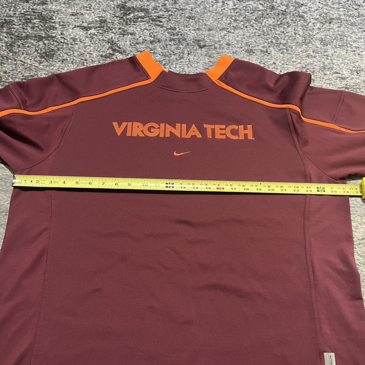 Nike Vintage Virginia Tech Nike Center Swoosh Therma 2000s XL Size US XL / EU 56 / 4 - 11 Thumbnail