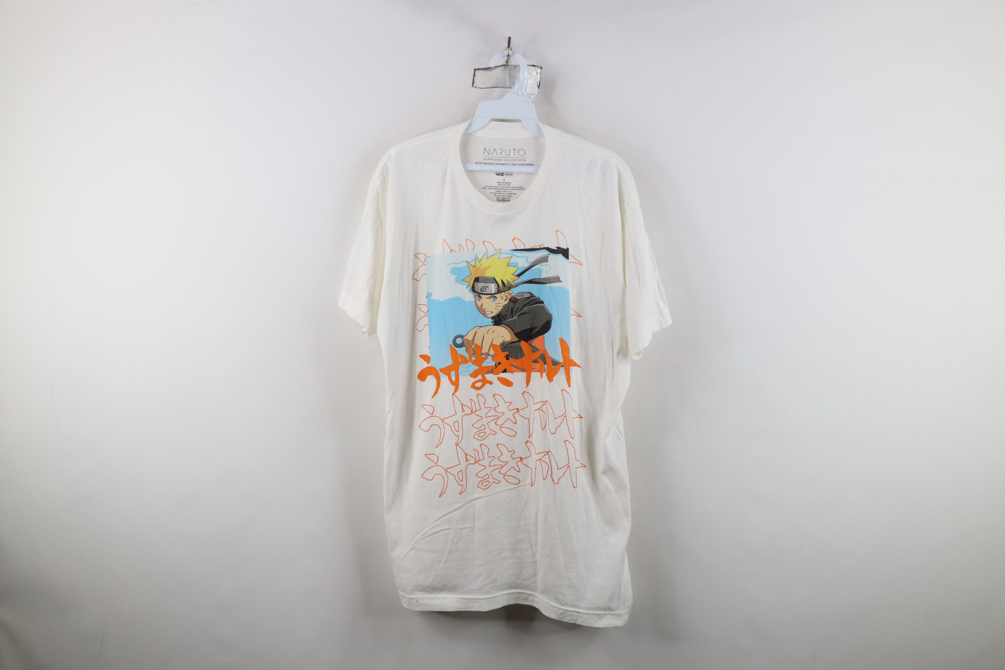 Vintage Vintage Y2K 2007 Naruto Anime Manga Short Sleeve T-Shirt Size US L / EU 52-54 / 3 - 1 Thumbnail