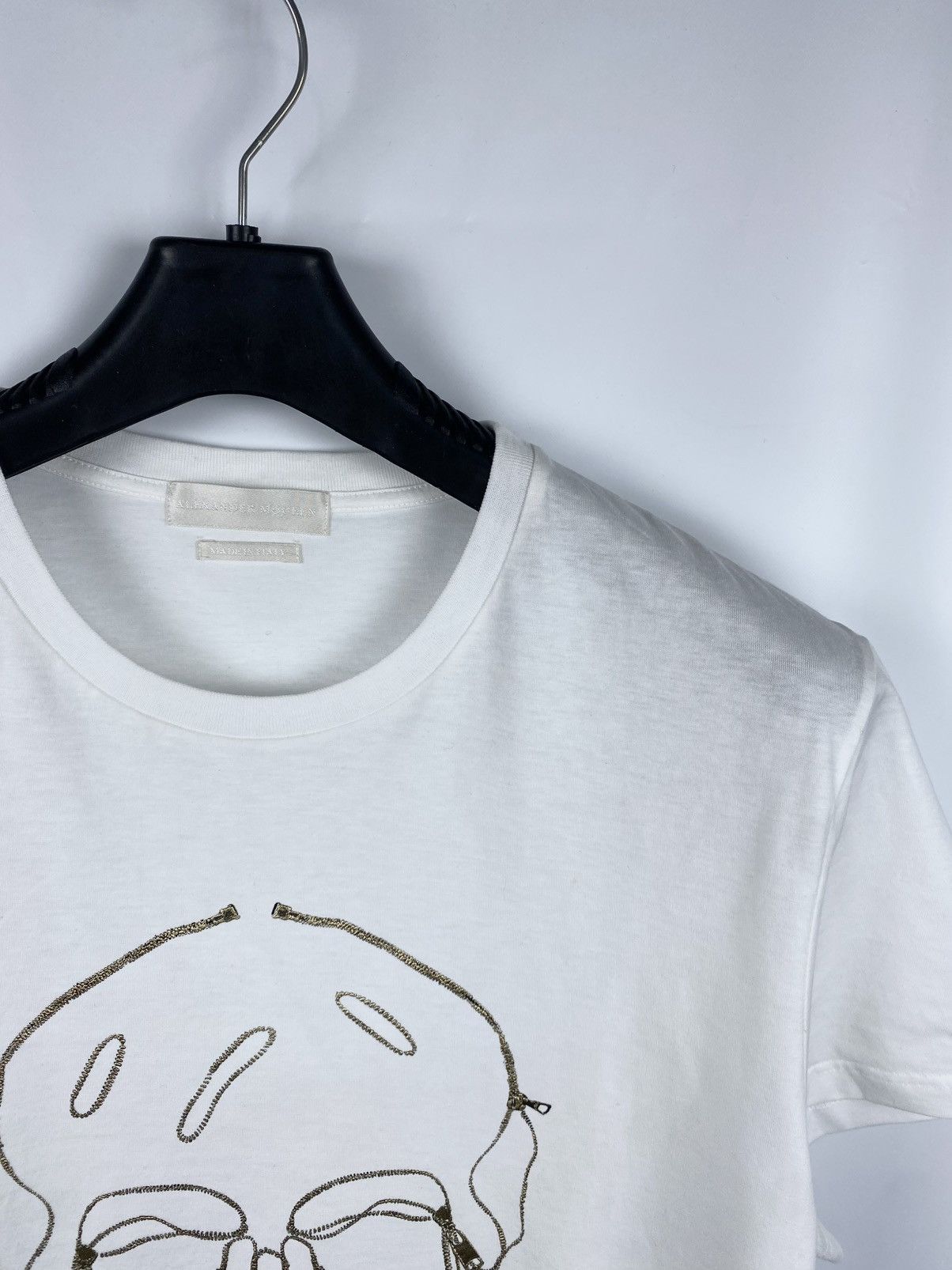 Alexander McQueen Alexander Mcqueen Embroidered Skull Logo T-Shirt size L Size US L / EU 52-54 / 3 - 2 Thumbnail