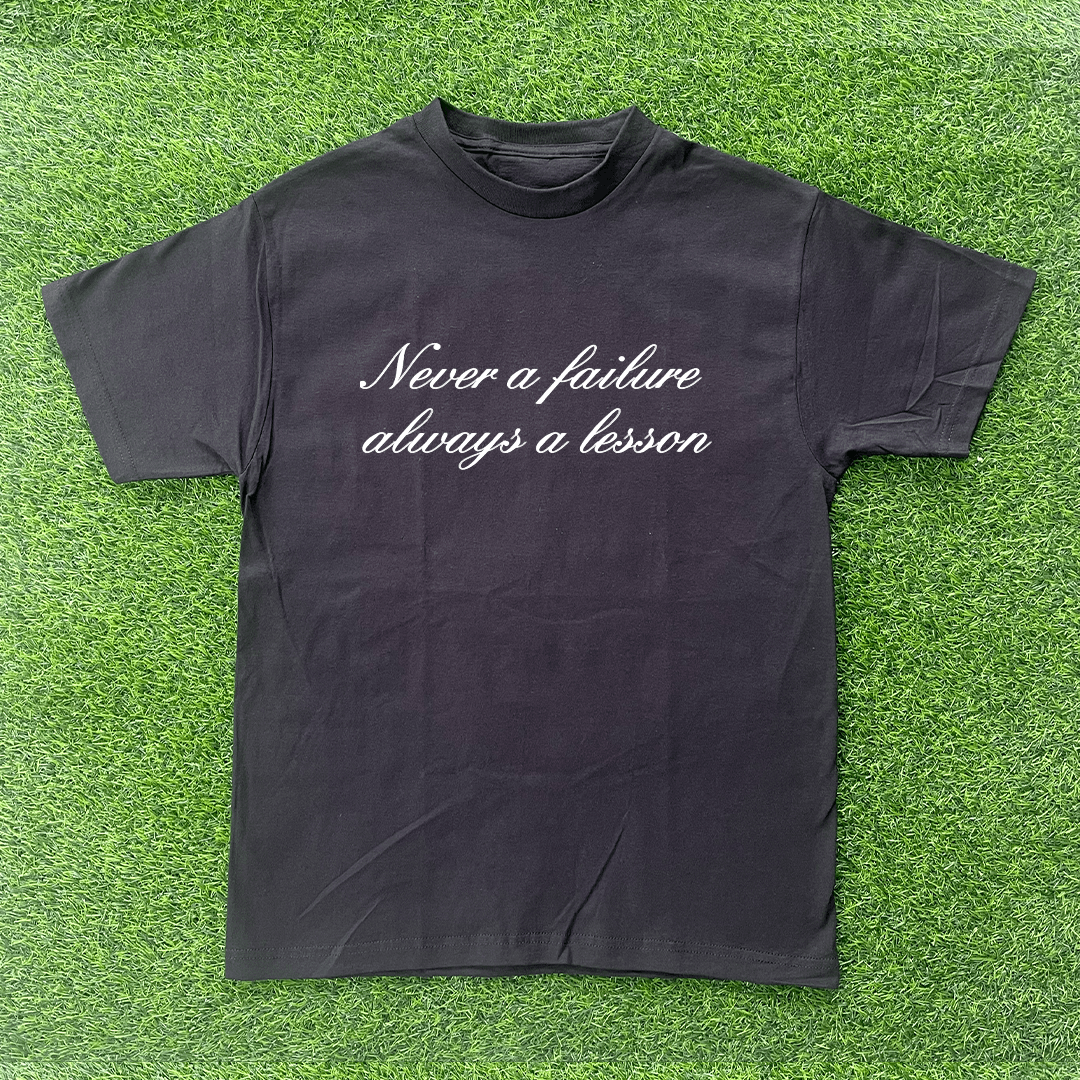 Vintage NEVER A FAILURE ALWAYS A LESSON TSHIRT Size US S / EU 44-46 / 1 - 1 Preview