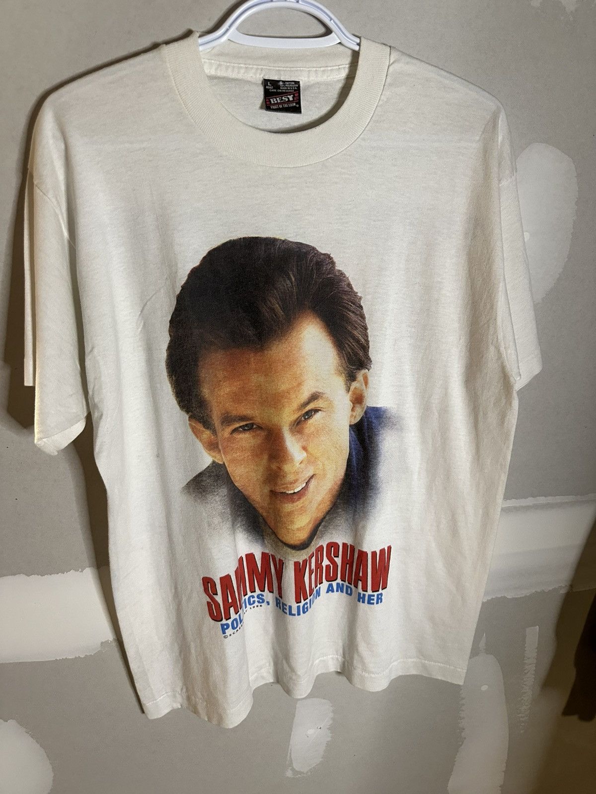 Vintage Sammy Kershaw tee Size US L / EU 52-54 / 3 - 1 Thumbnail