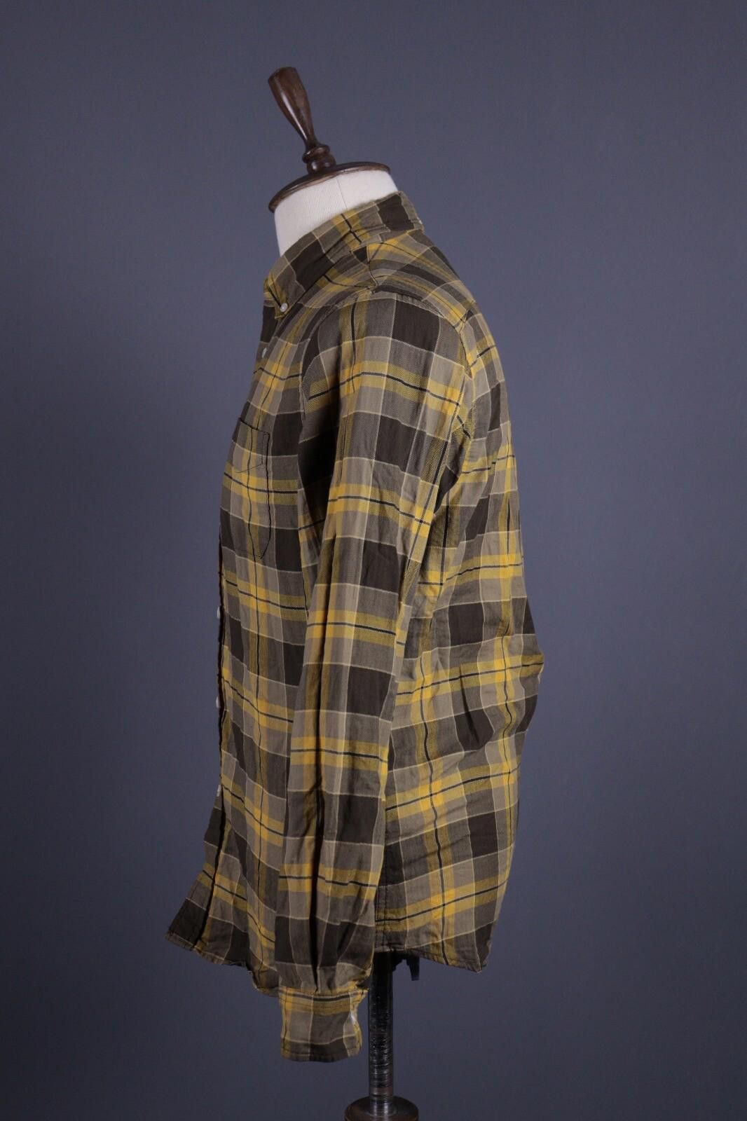 Edwin EDWIN Standart Brown Check Flannel Long Sleeve Shirt Size M Size US M / EU 48-50 / 2 - 7 Thumbnail
