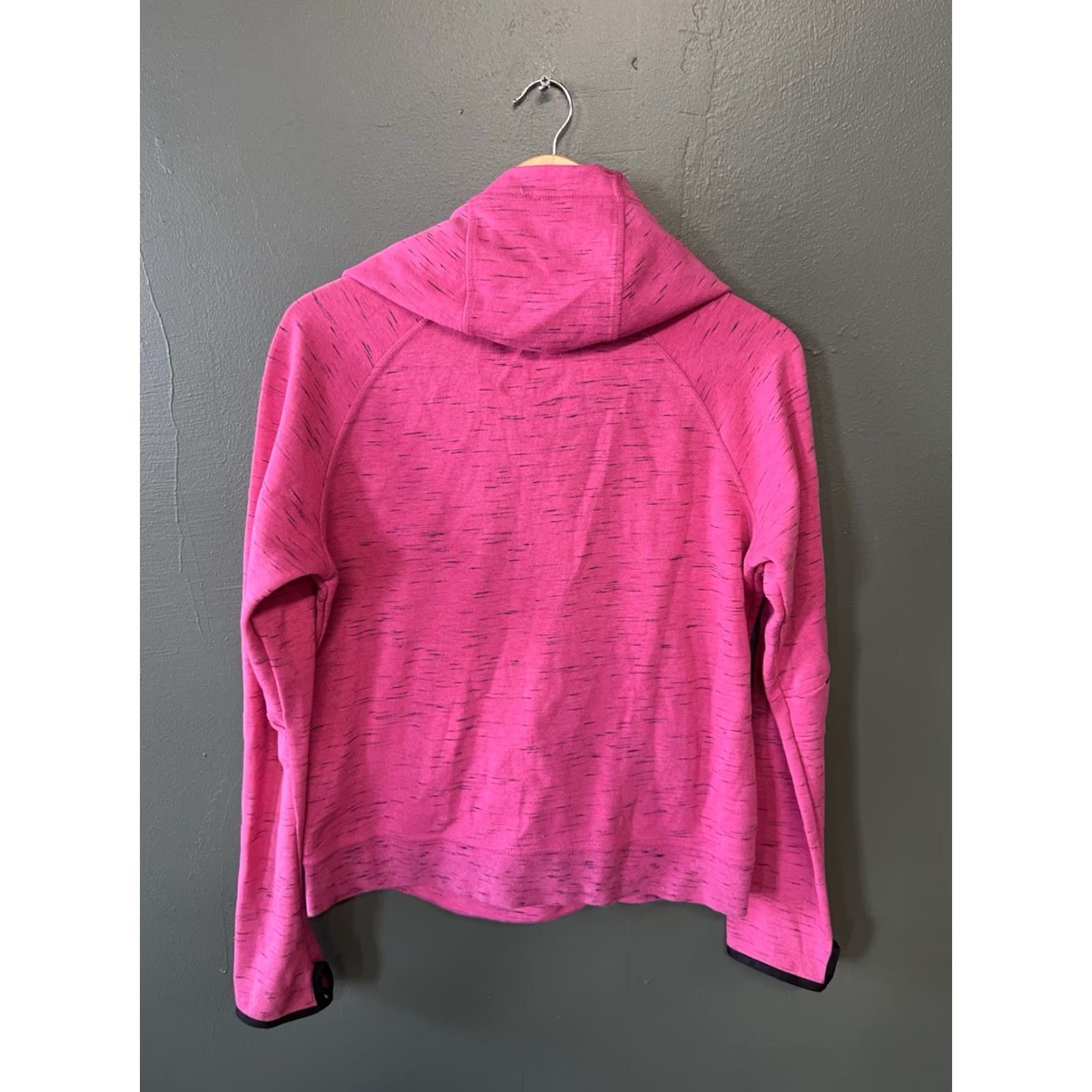 Nike Nike Sportswear Womens Sweatshirt Pullover Pink Waffled Neck Size L Size L / US 10 / IT 46 - 2 Thumbnail
