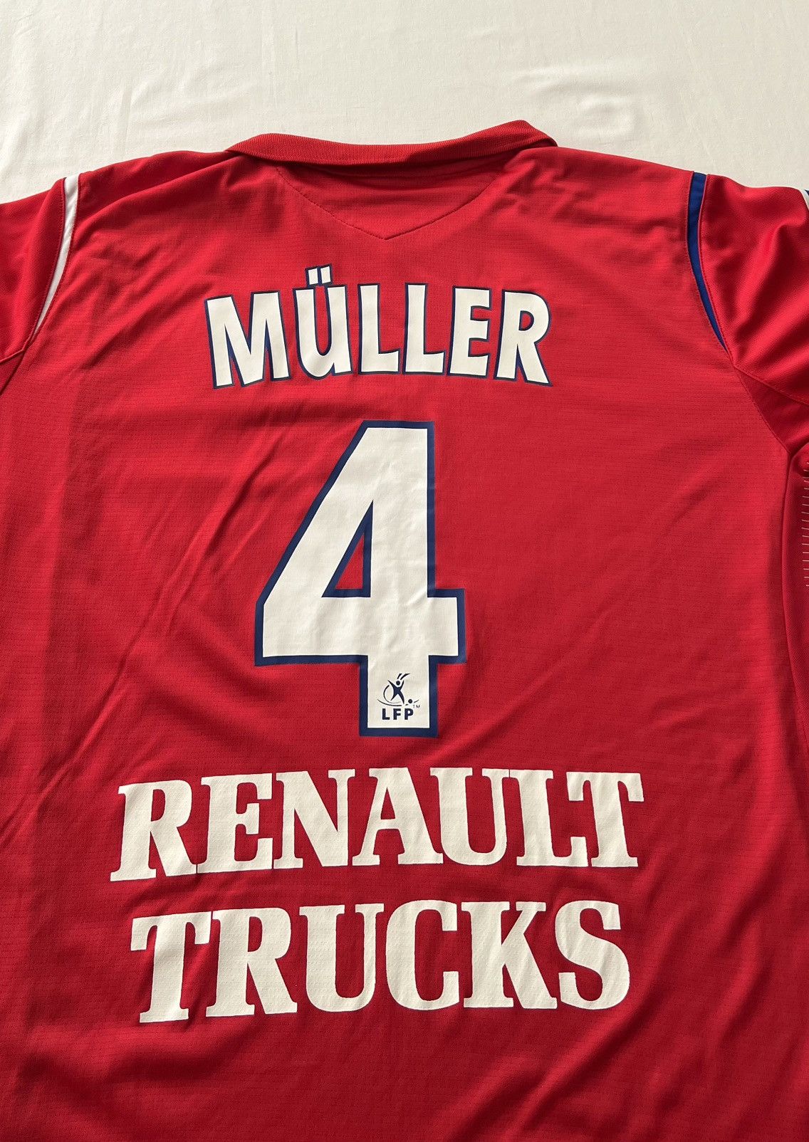 Umbro Olympique Lyonnais #4 Patrick Muller Umbro 2005 2006 Jersey Size US XL / EU 56 / 4 - 20 Thumbnail