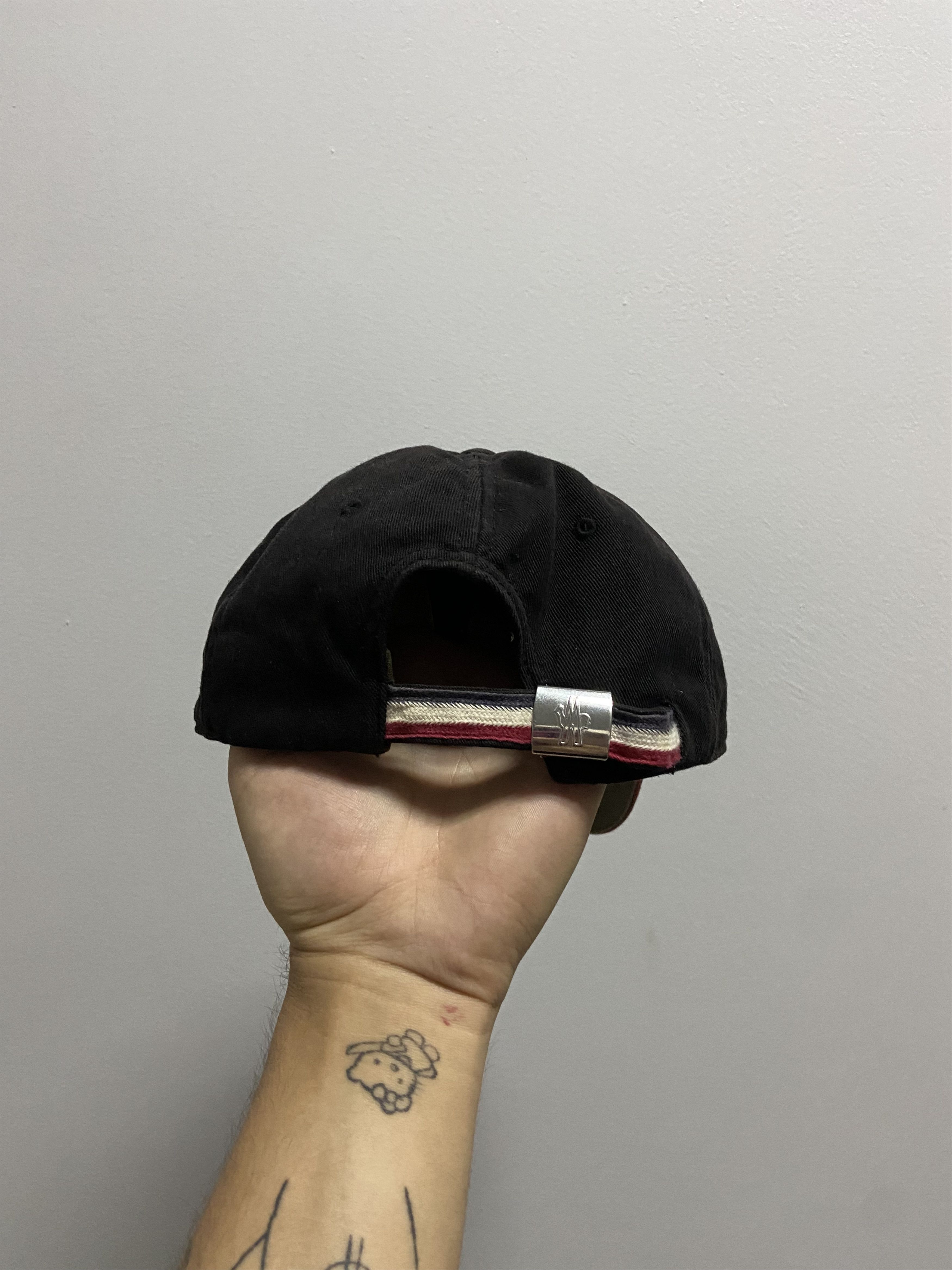 Moncler Moncler cap luxury center logo vintage Size ONE SIZE - 5 Thumbnail