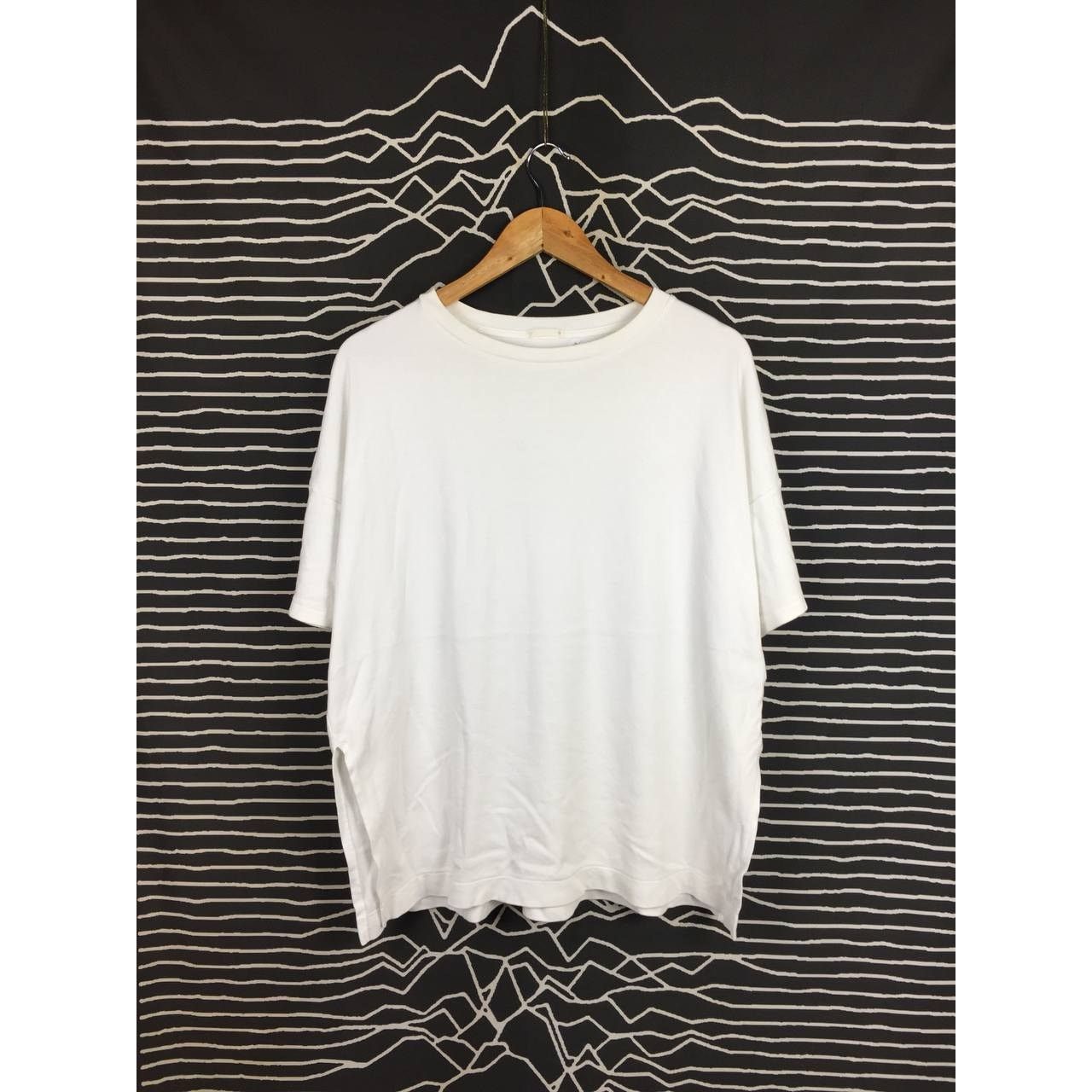 GU × Japanese Brand GU Crew Neck Plain Casual Oversized Shoulder Drop Tee Size US M / EU 48-50 / 2 - 2 Thumbnail